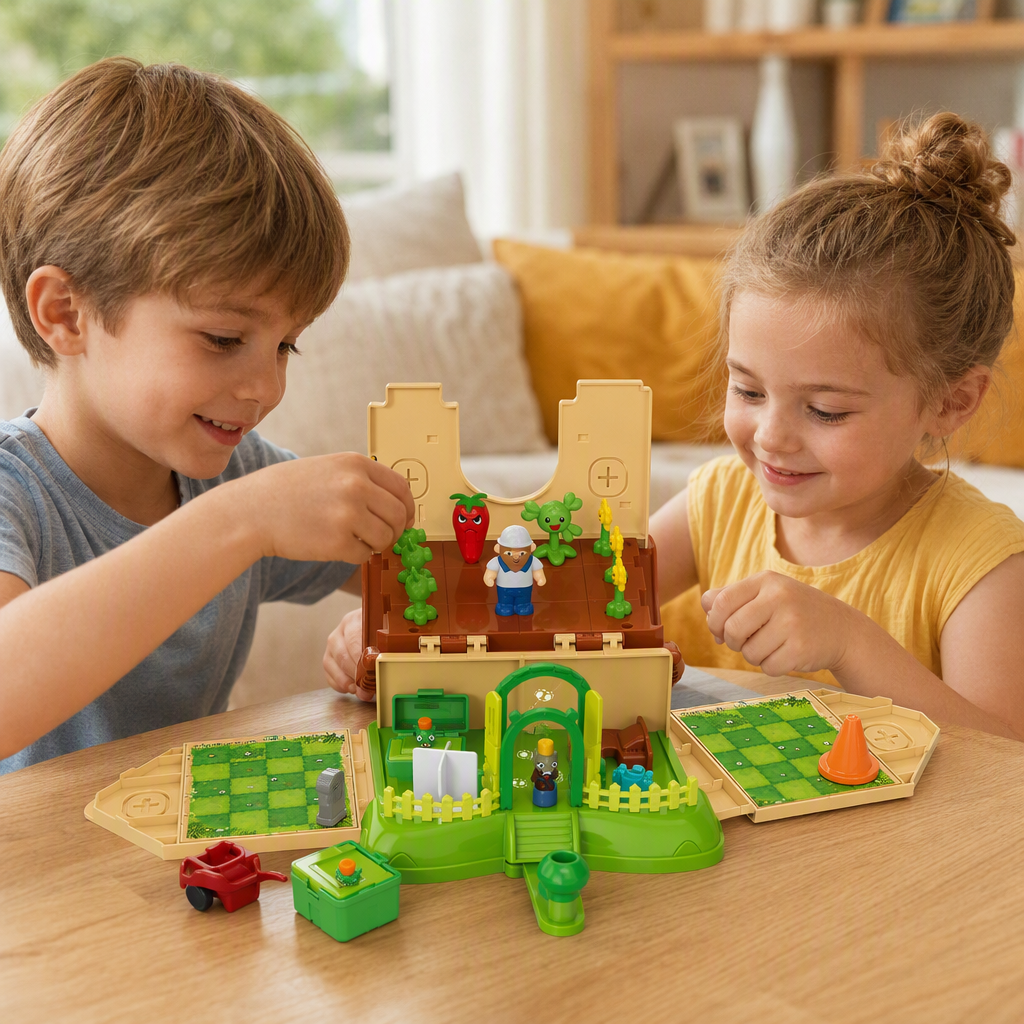 Eco-friendly puzzle color patchwork bloques de construcción para niños early learning set verde creativo combinación de juguetes caja de regalo details Picture