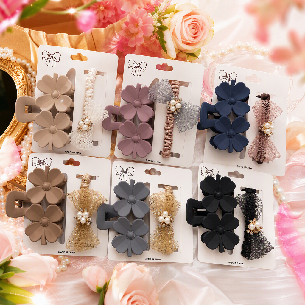 Fashionable hair clips and headwear, simple and versatile hair clips, hair accessories, hair ornaments, girls' hair accessories, hair clip decorations Application Scenario