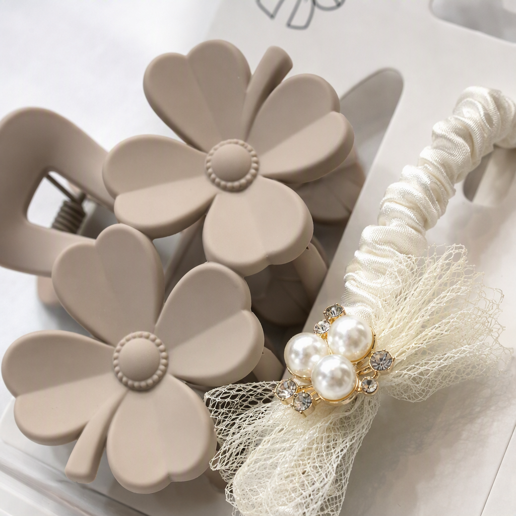 Fashionable hair clips and headwear, simple and versatile hair clips, hair accessories, hair ornaments, girls' hair accessories, hair clip decorations Item Picture