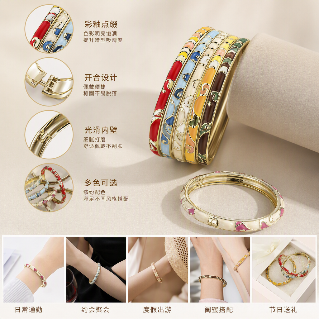 Cloisonne enamel handicrafts, exquisite ornaments, gifts, collectibles, artworks, handicrafts and decorative items Application Scenario