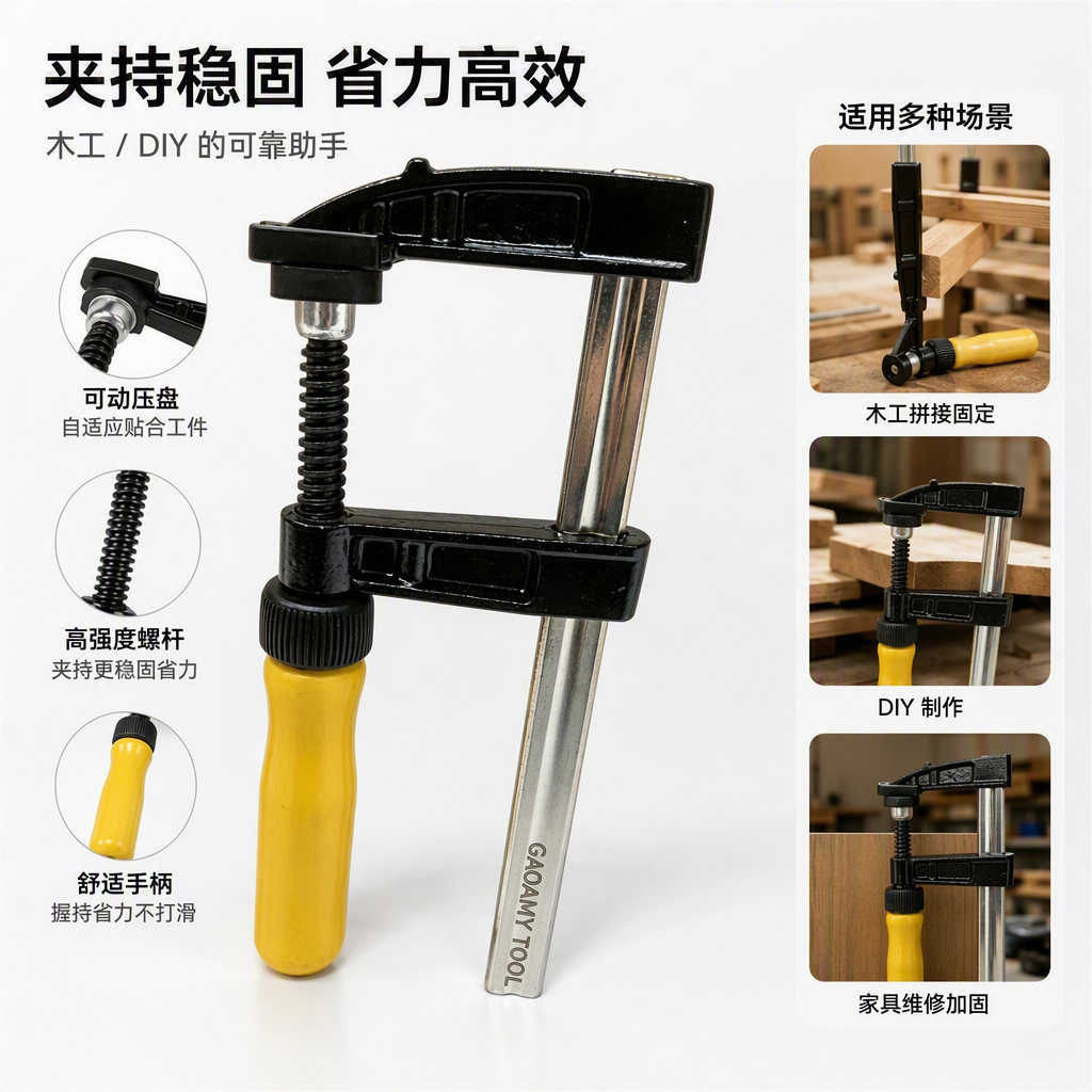 Multi-functional manual wrench, a household repair tool, is made of metal and is durable. It is a repair accessory for manual tools