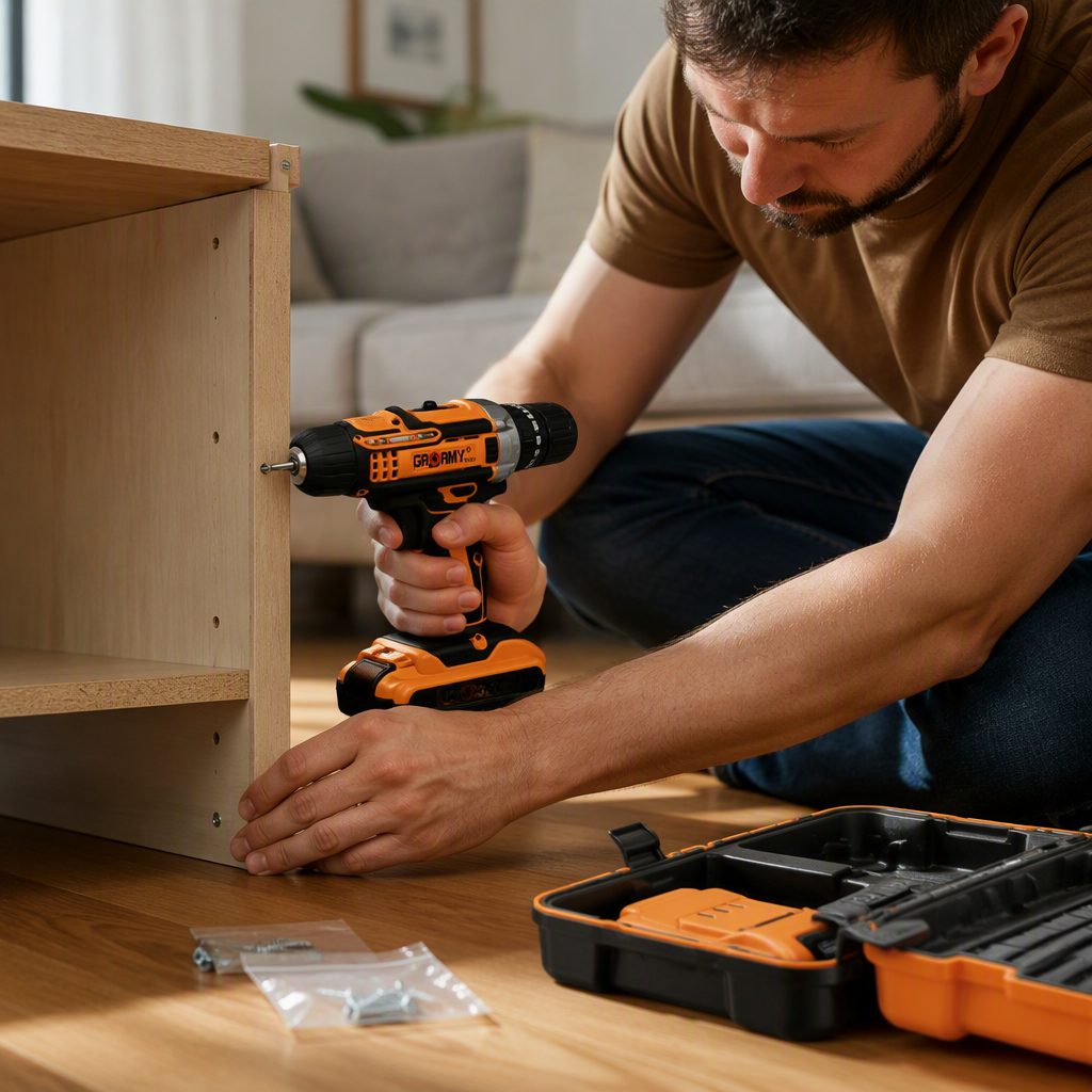 Multi-functional power tool set, household maintenance, hand-held power tool combination, portable repair toolbox Specification image