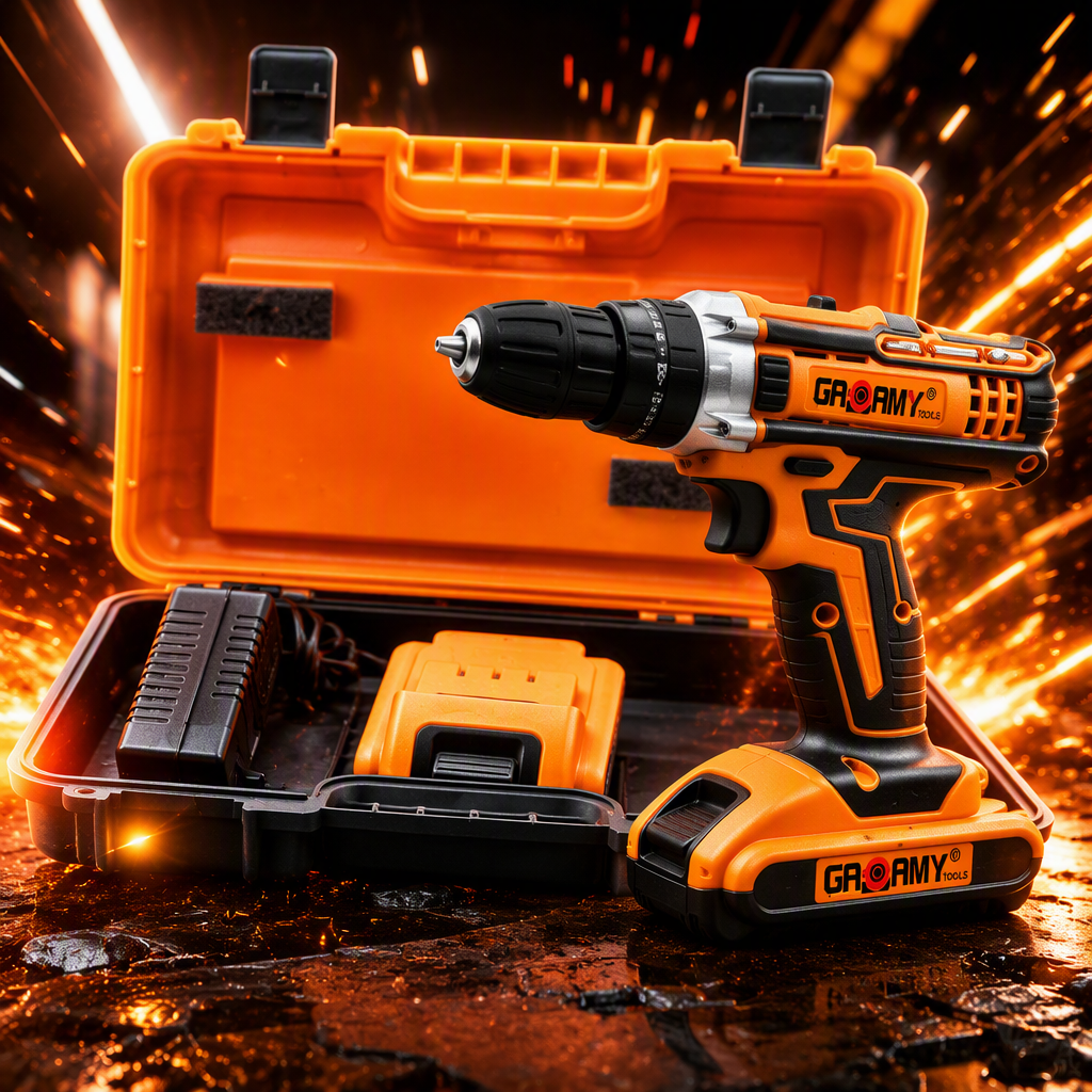 Multi-functional power tool set, household maintenance, hand-held power tool combination, portable repair toolbox