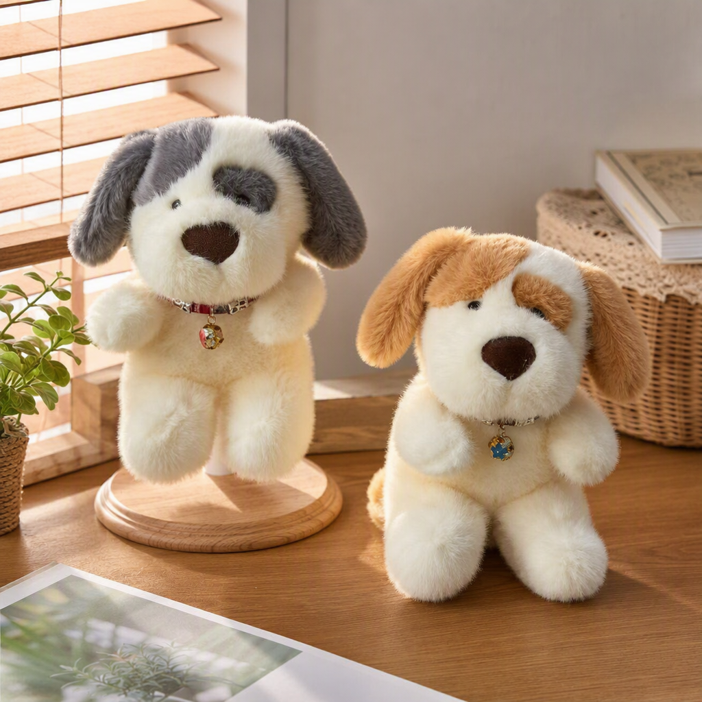 Cute plush toys, double pet-shaped soft and adorable throw pillows, fabric toys, children's gifts and collectibles details Picture