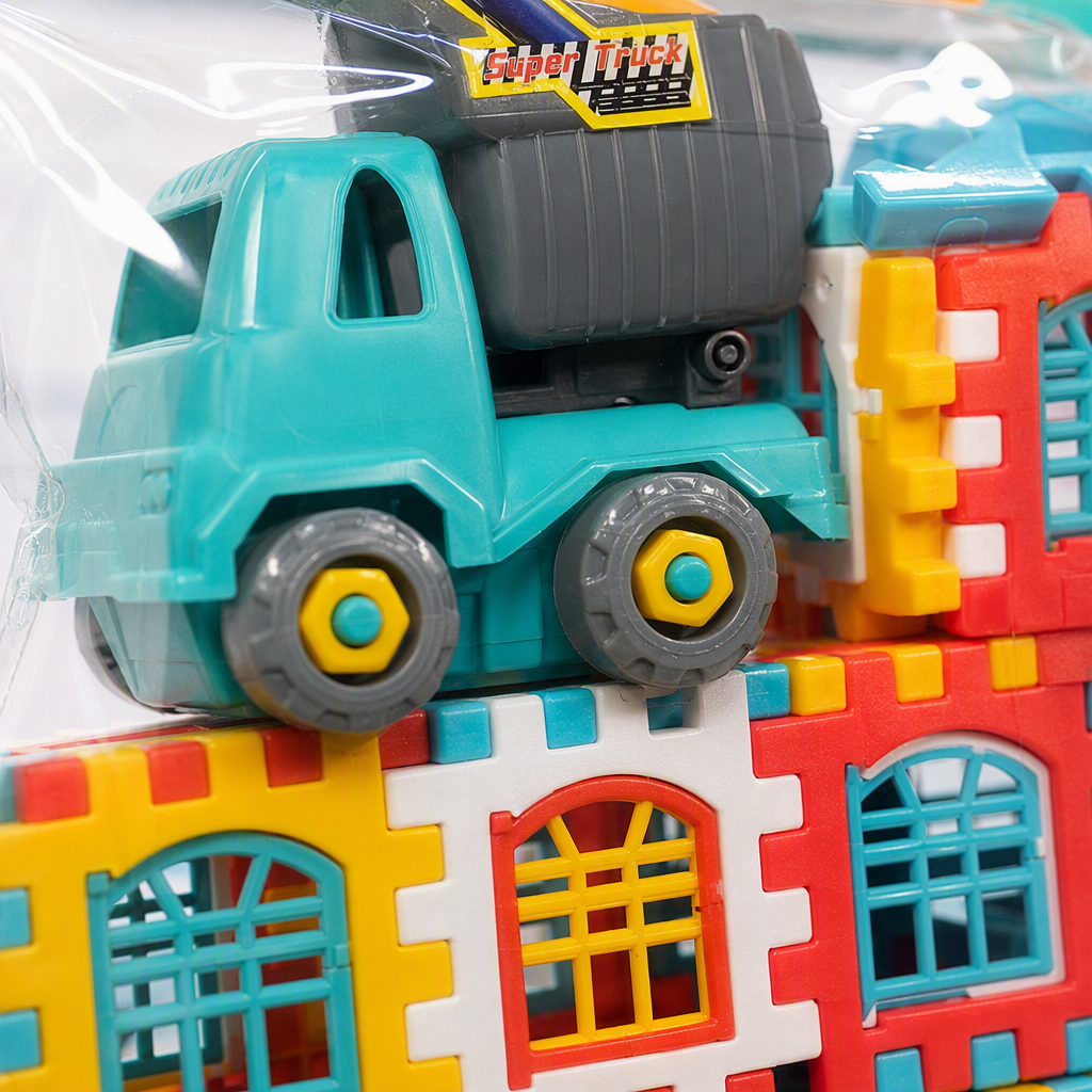 Colorful building blocks, educational toys, children's enlightenment science and education building blocks, assembly and building block toy gift box Application Scenario