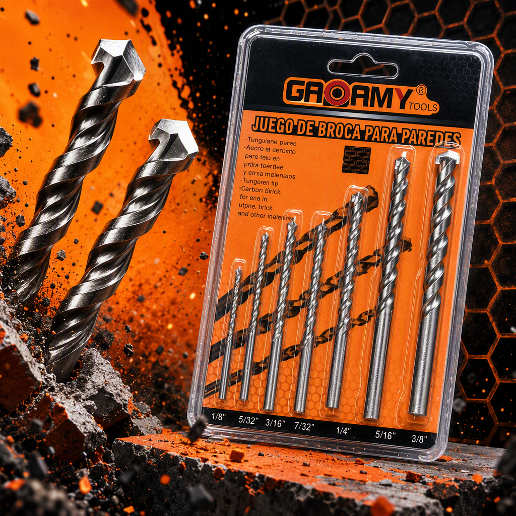 Multi-functional metal drill bit set, household and industrial hand-held electric drill accessories, wear-resistant and durable, essential tools and consumables Item Picture
