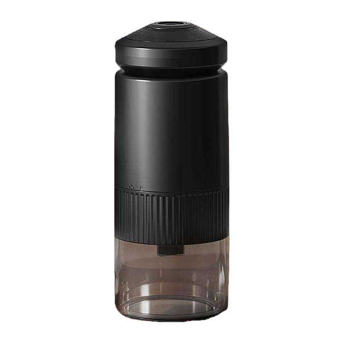 Mini portable manual coffee grinder, black coffee mill, portable home travel essential tool Item Picture