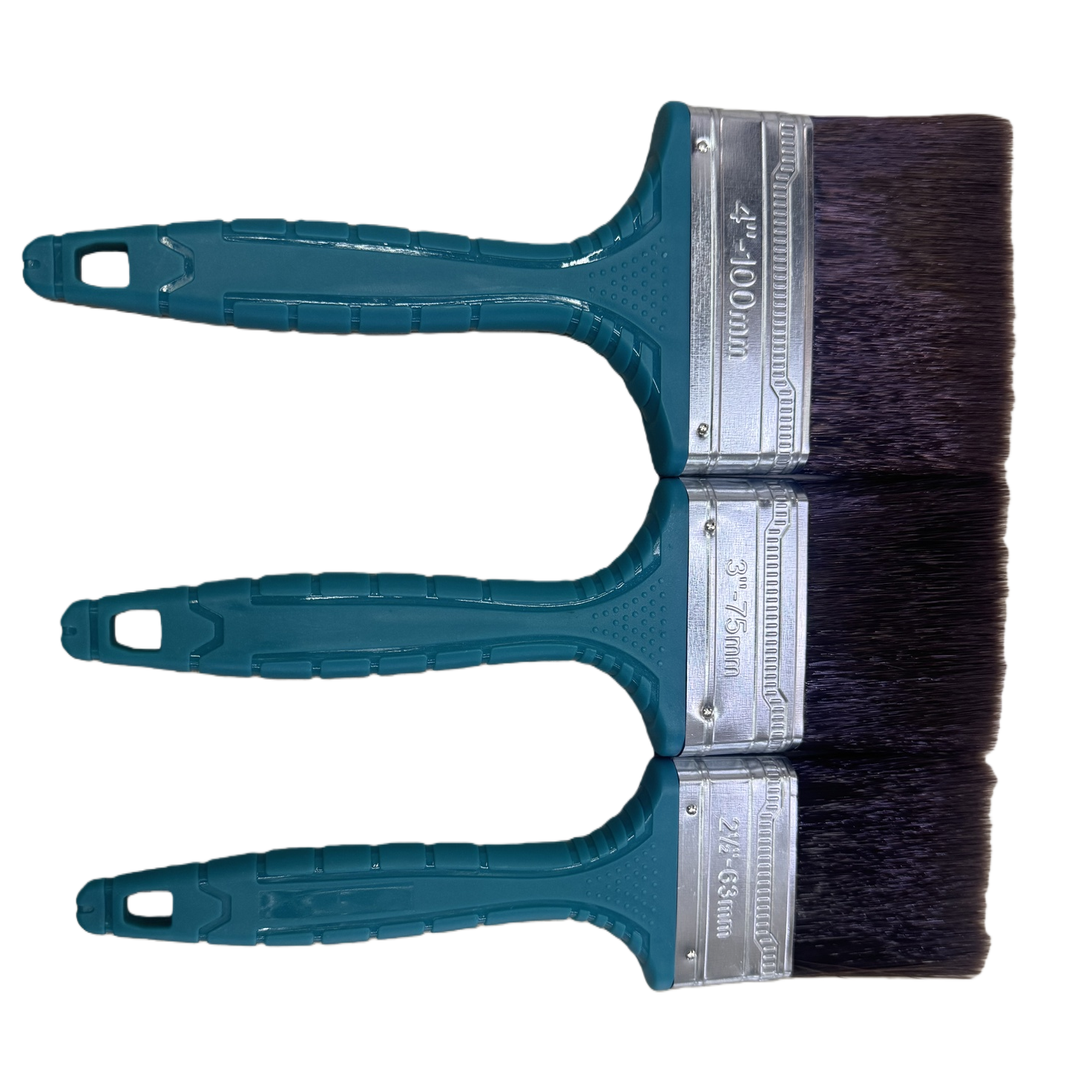 Blue handle paint brush set, a household wall wood coating brush tool Item Picture