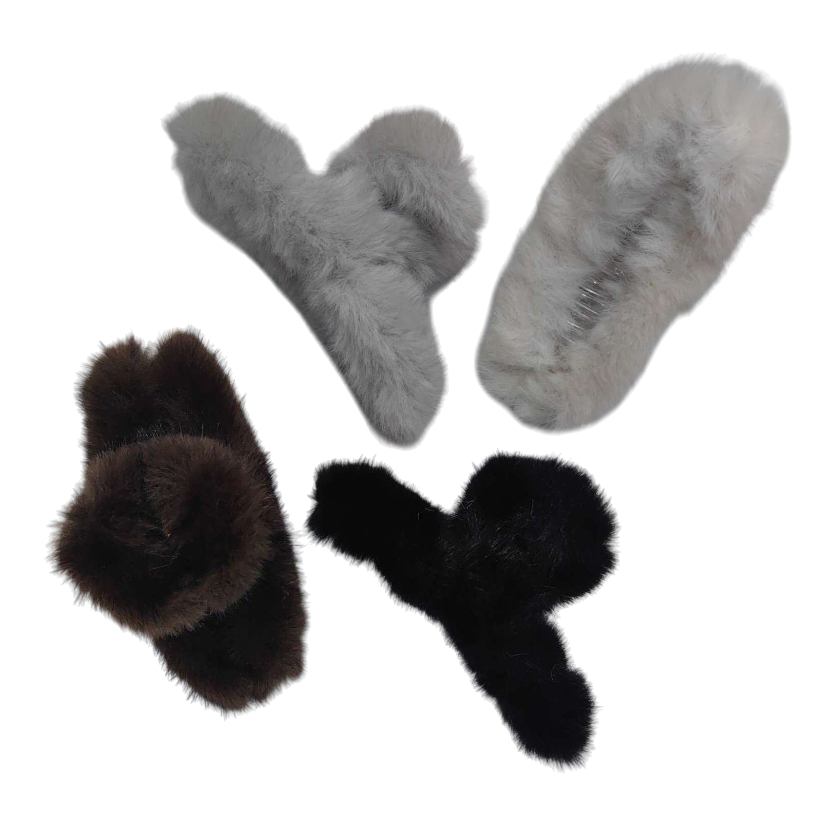 Fashionable, simple, skin-friendly, plush hairpins, hair clips, headwear and hair accessories, versatile hair grabbers, hair clip accessories for both men and women Item Picture