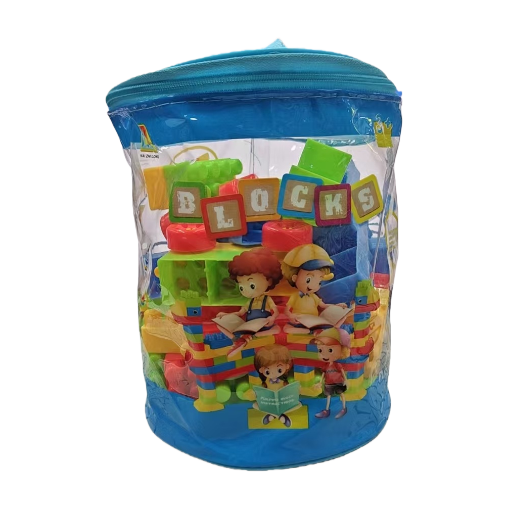 Wholesale supply of children's large-sized modular building blocks, cylindrical storage buckets, early education modular and educational toys for babies Application Scenario