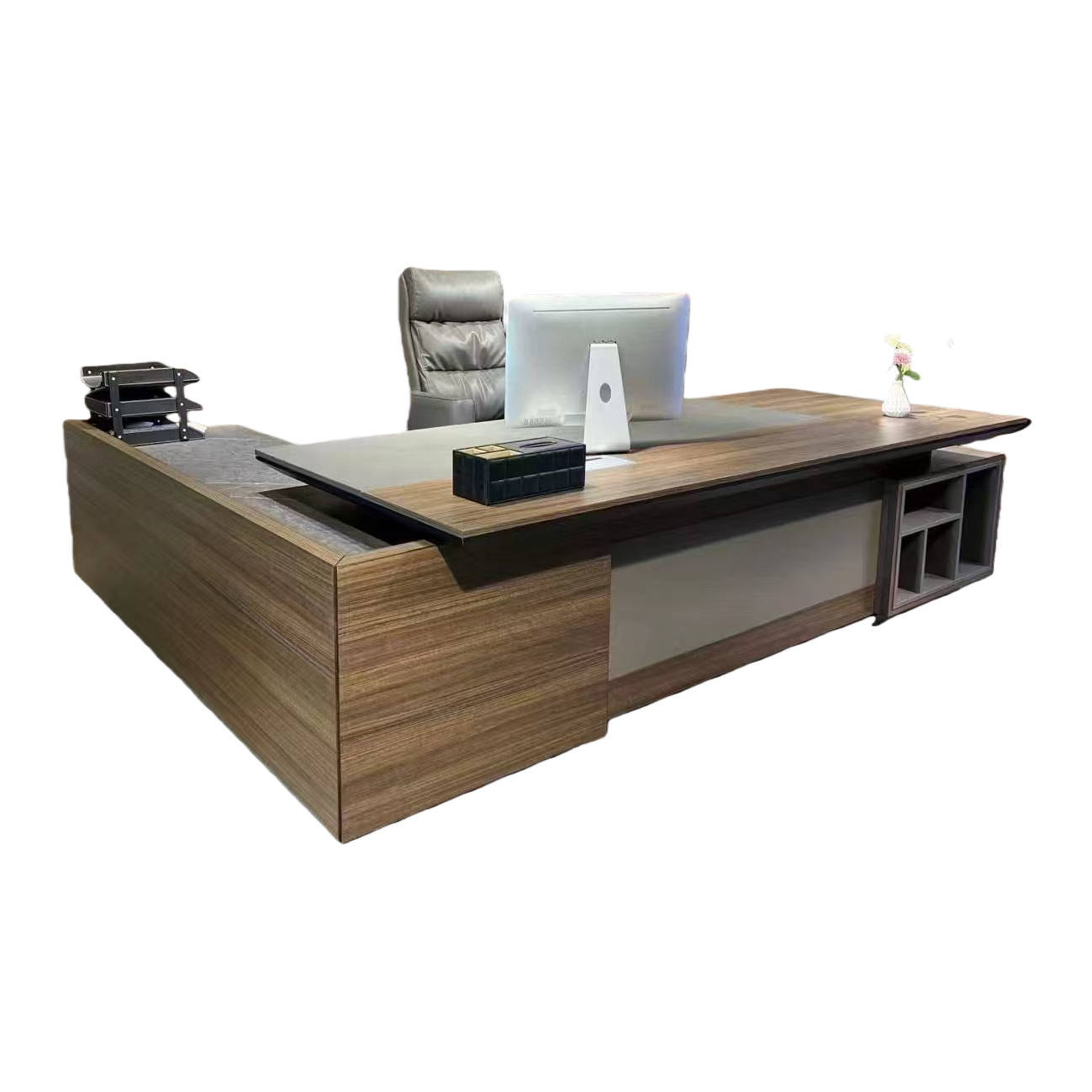 Multi-functional business office desk, modern and simple writing desk, conference table, office furniture, practical and durable office supplies