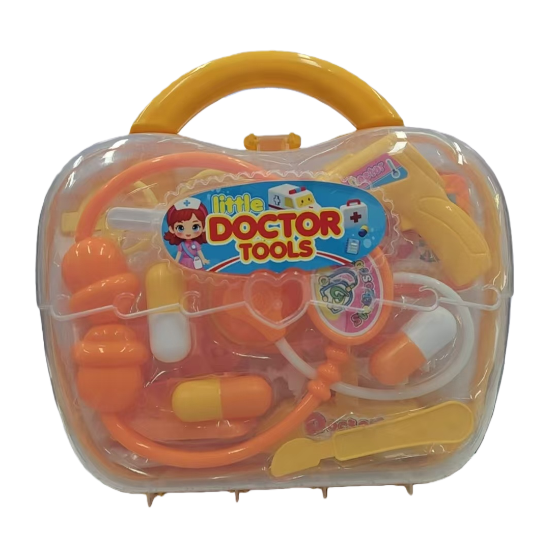 Niños pasando el hogar kit médico simulación herramientas de diagnóstico y tratamiento juguetes divertidos early learning puzzle toys caja de regalo Item Picture