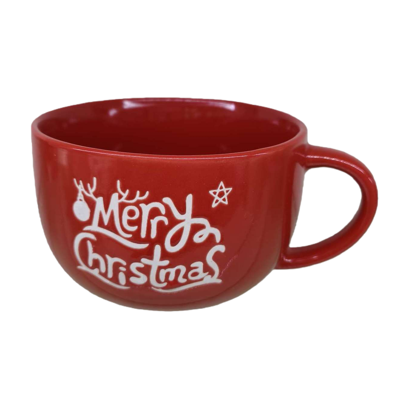 Red ceramic water cups for festivals, creative home decoration, Christmas gifts, hot drink cups, birthday and festival gifts Item Picture