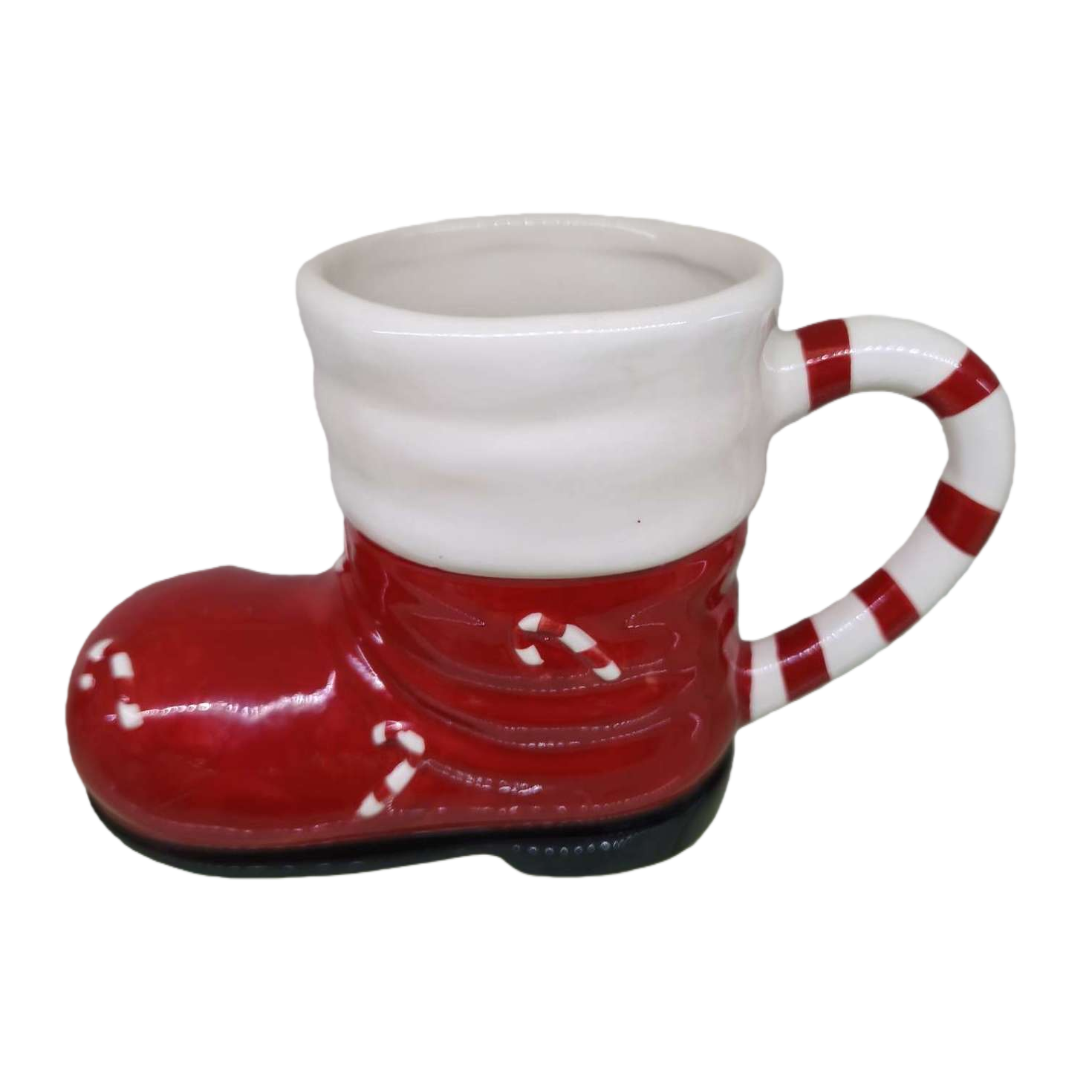 Botas rojas de navidad de forma de taza taza de regalo de navidad cálida idea de regalo para el hogar taza de café decoración de regalo Item Picture