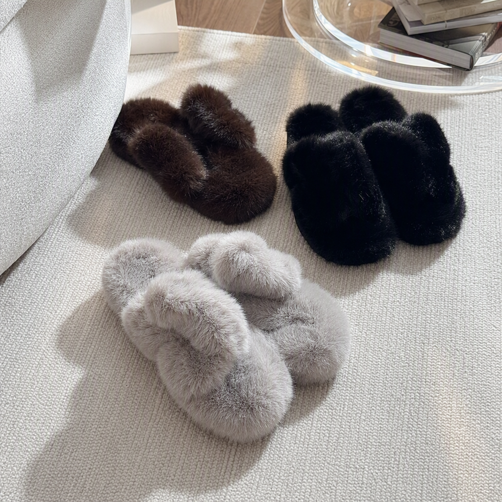 Korean-style simple and high-end mink hair clips, headwear, hairpins, grippers, versatile hair accessories, hairpin decorations, hair accessory parts details Picture