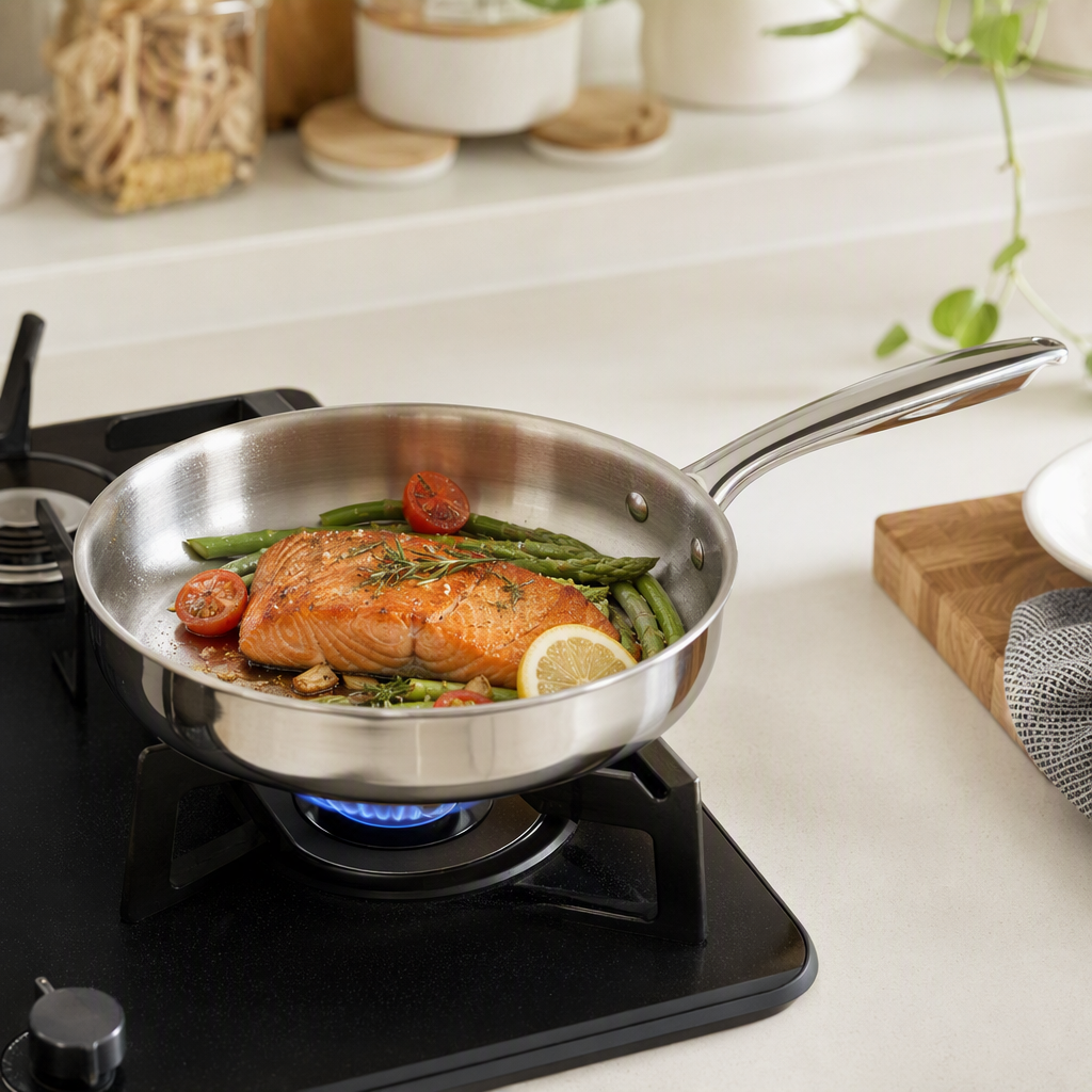 Multifunción antiadherente sartén home fry cooker cooker artículos de cocina resistente al calor multicolor opcional HR104-4 Specification image