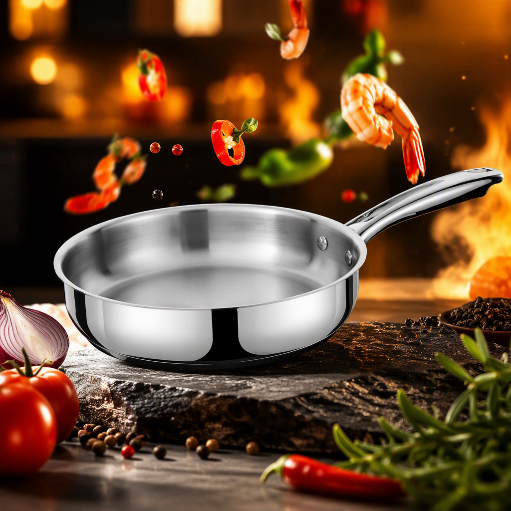 Multifunción antiadherente sartén home fry cooker cooker artículos de cocina resistente al calor multicolor opcional HR104-4 details Picture