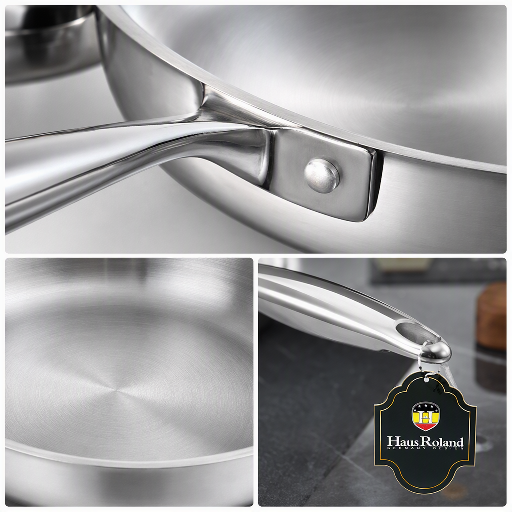 Multifunción antiadherente sartén hogar freír y saltear olla olla cocina uso diario departamento general pot set HR104-2 Application Scenario