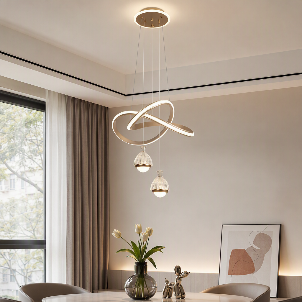 Modern and simple household chandeliers, creative lamps for living rooms, dining rooms and bedrooms, energy-saving led lighting fixtures and decorative lights Specification image