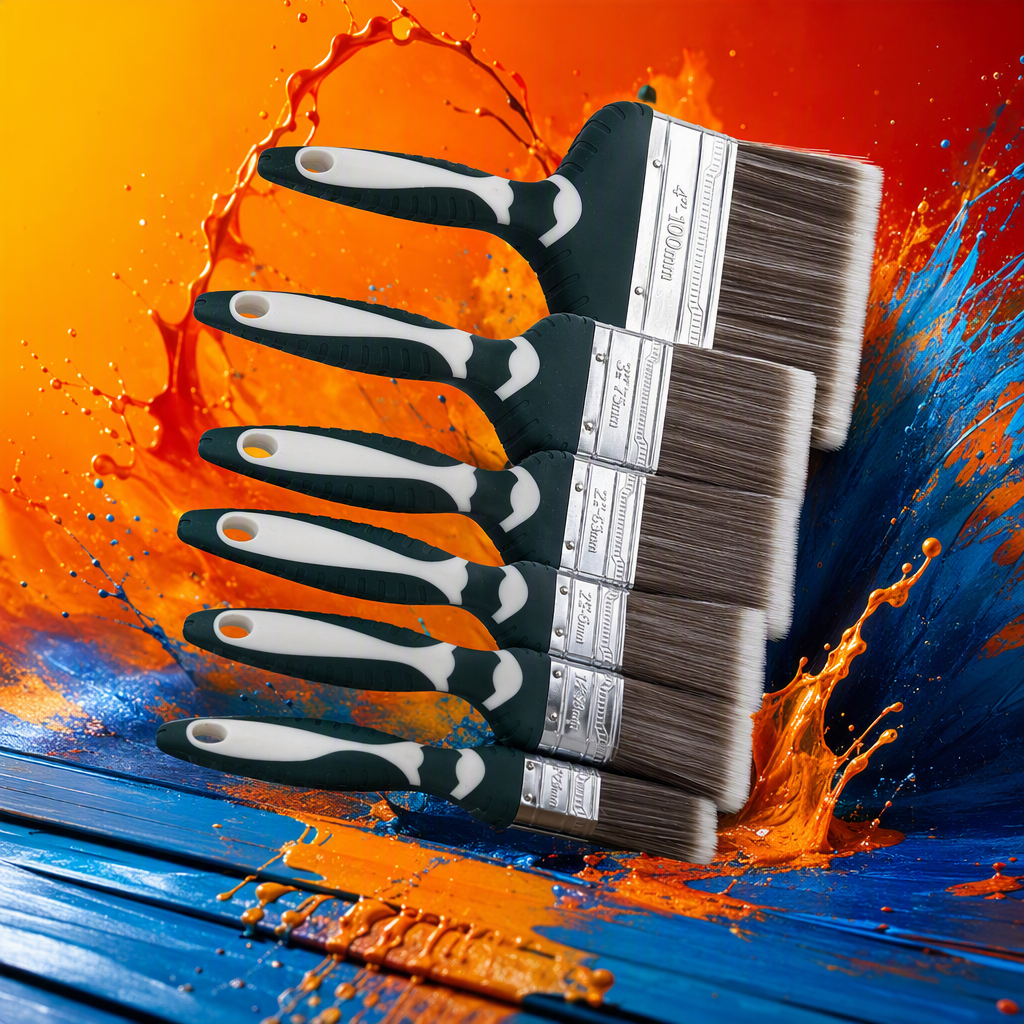 Environmentally friendly handle paint brush, multi-functional coating tool, durable, essential for home decoration Specification image