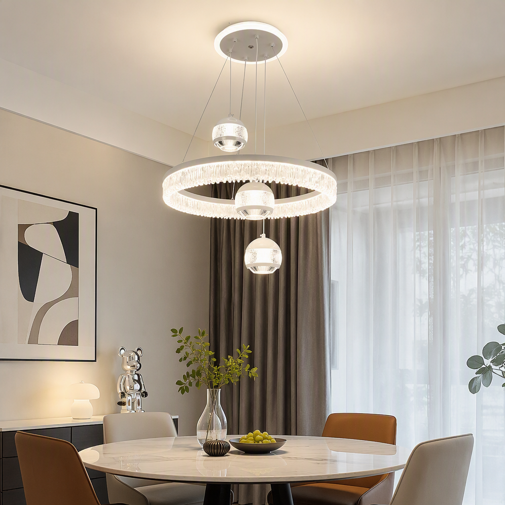 Simple and modern household chandeliers, creative lighting fixtures, living room, bedroom and dining room lighting and decorative items Specification image