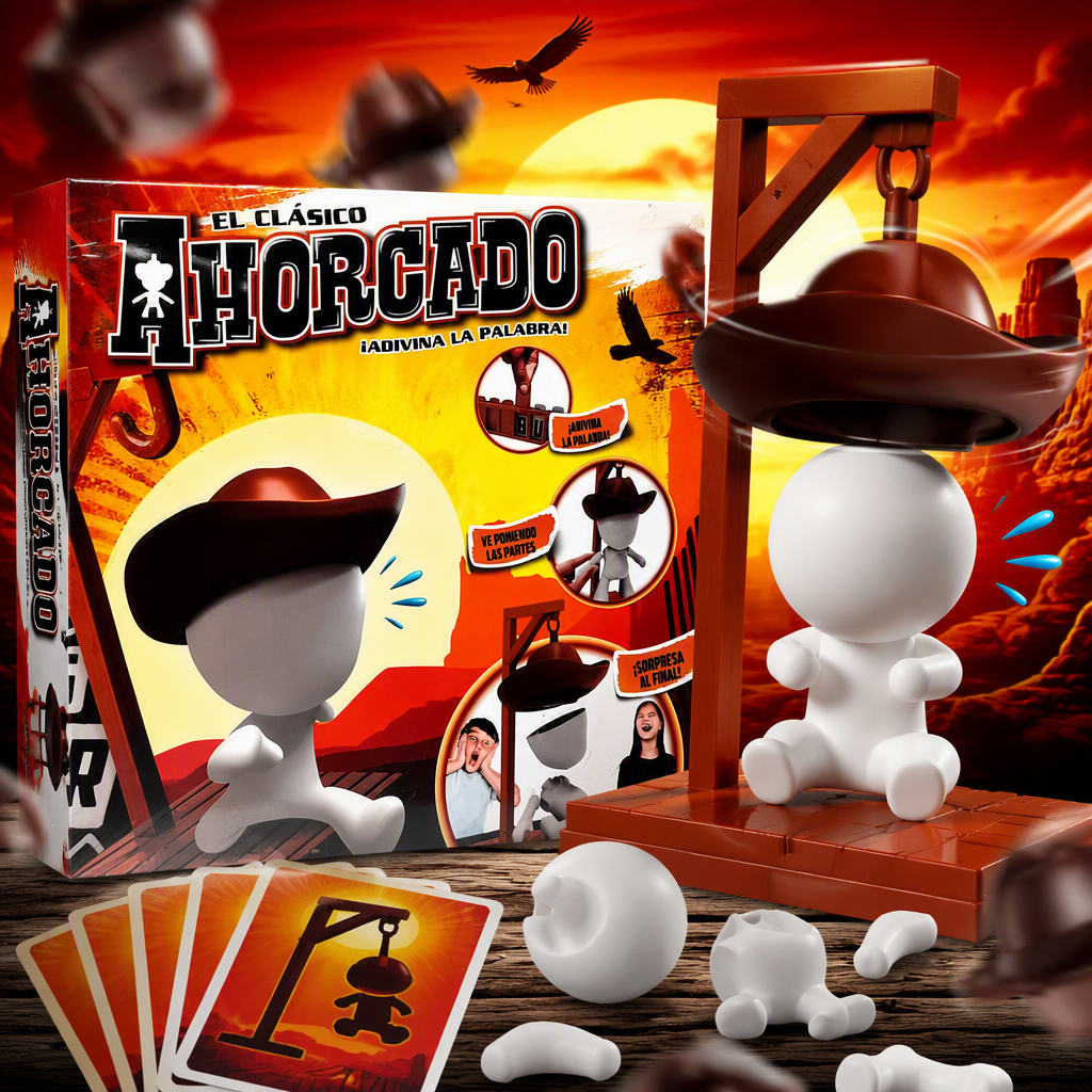Ahorcado western hanging adivinación juegos de mesa familia pariente hijo multijugador fiesta puzzle juguetes de mesa
