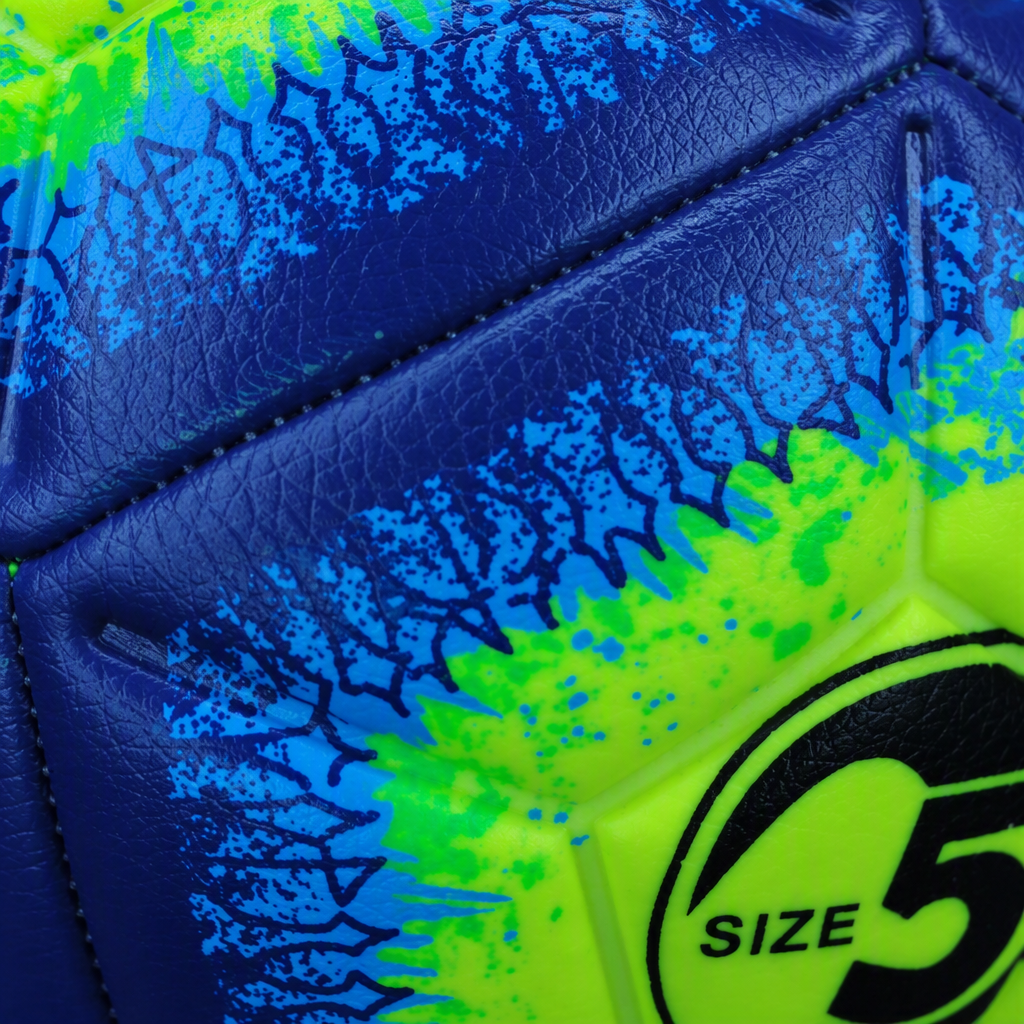 Fluorescent green and blue ink-wash football sports competition training professional, wear-resistant, children and adults available in multiple colors Application Scenario