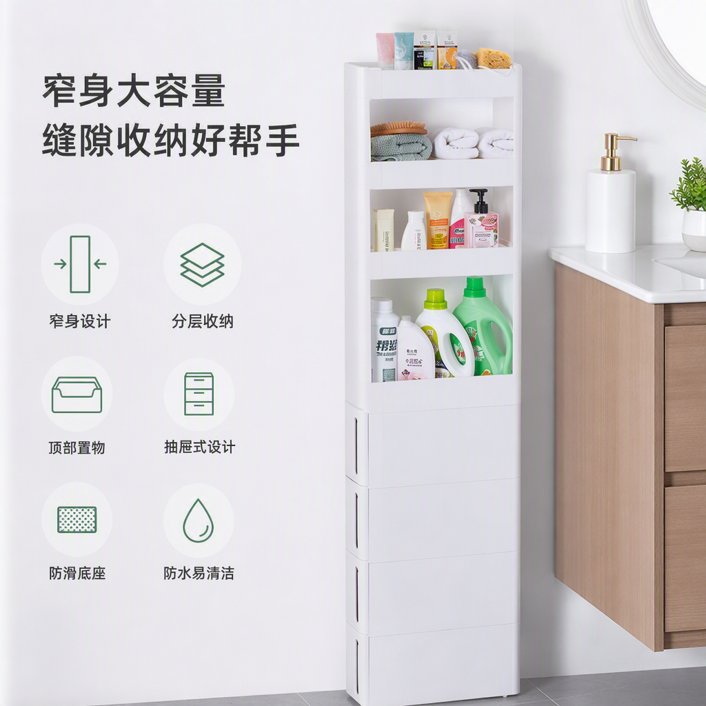 【CL】26Q3#6257 Multi-functional storage and organization rack, clothes cleaning and storage rack, home kitchen storage rack, simple and practical