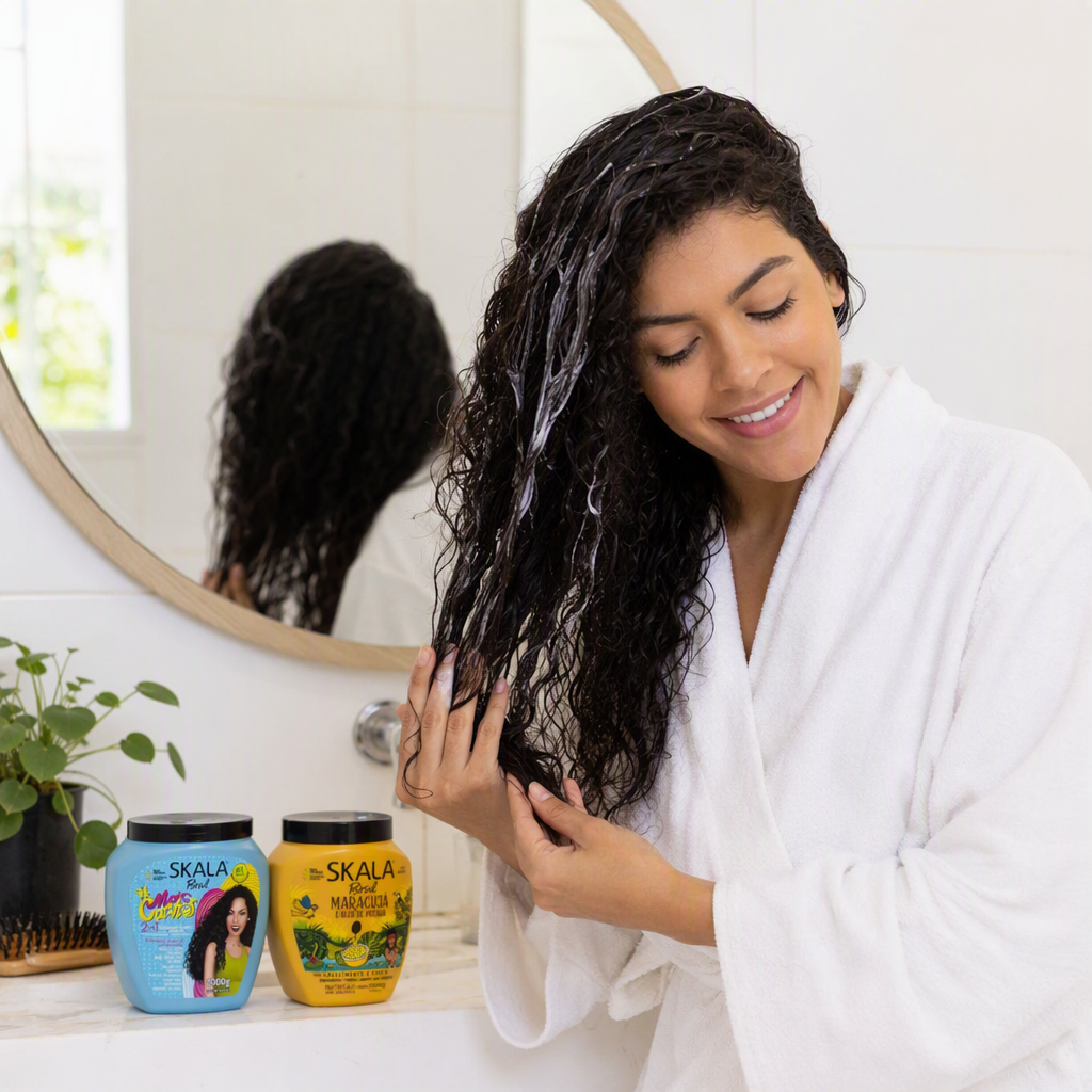 A variety of colorful hair conditioner can sets, smooth, nourishing and repairing hair mask hair care combination sets details Picture