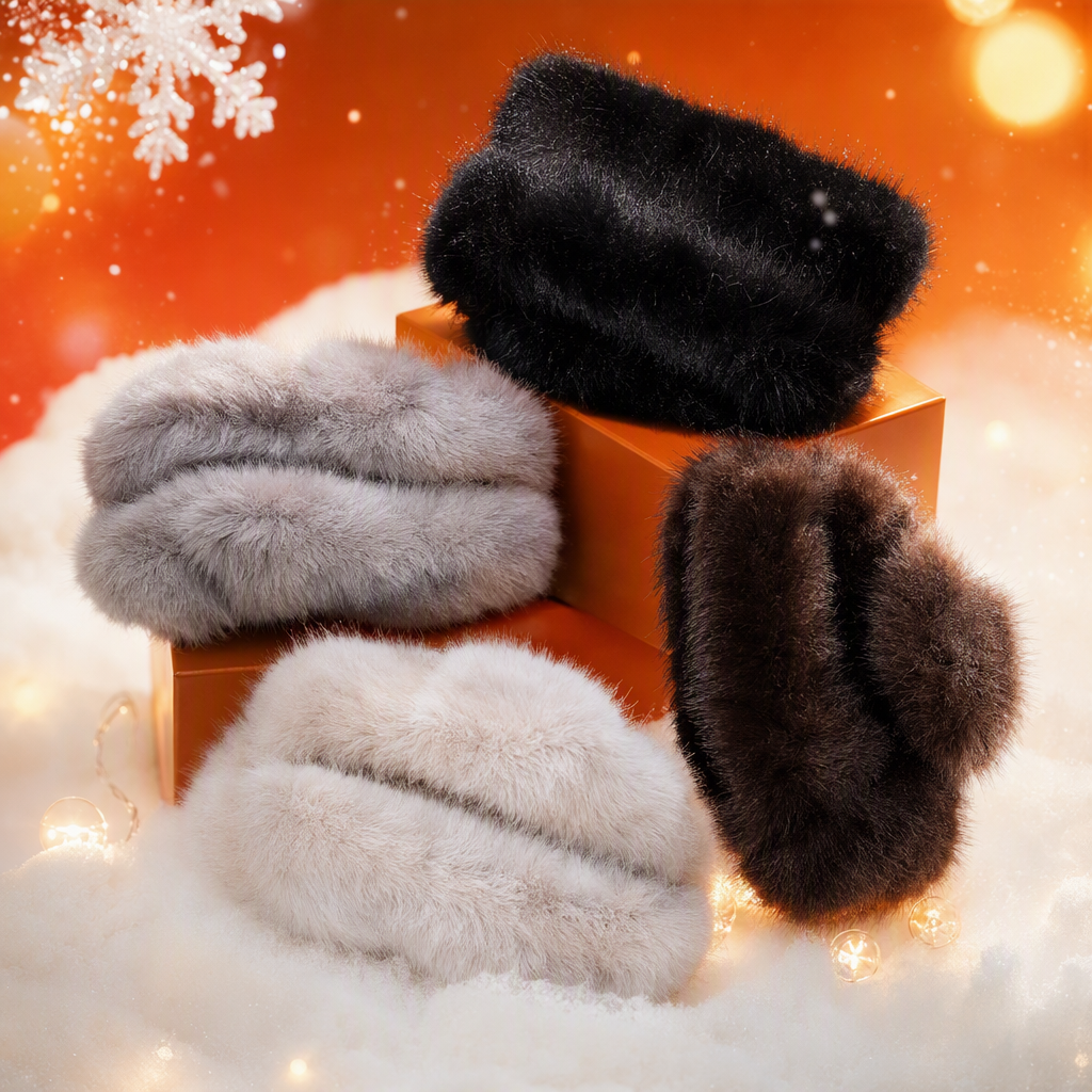 Fashionable and versatile mink fur hair clips, hairpins, headwear, hair accessories, simple clips, hair grabbers, hair accessories, women's style Specification image