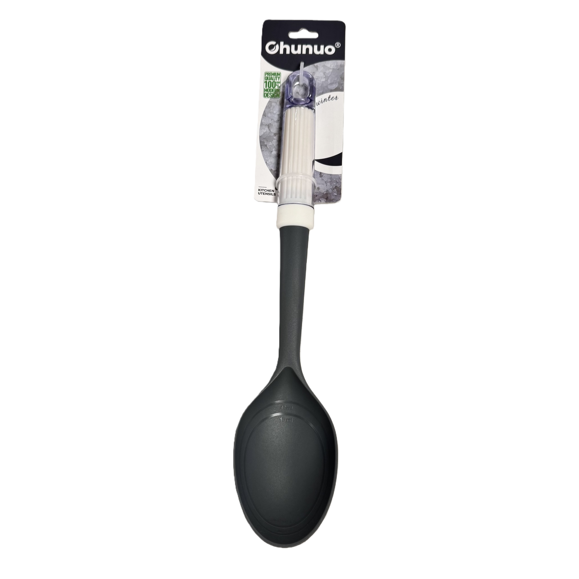 Multi-functional kitchen measuring spoon, stainless steel grey food-grade precise measuring tool, essential for baking and cooking Item Picture