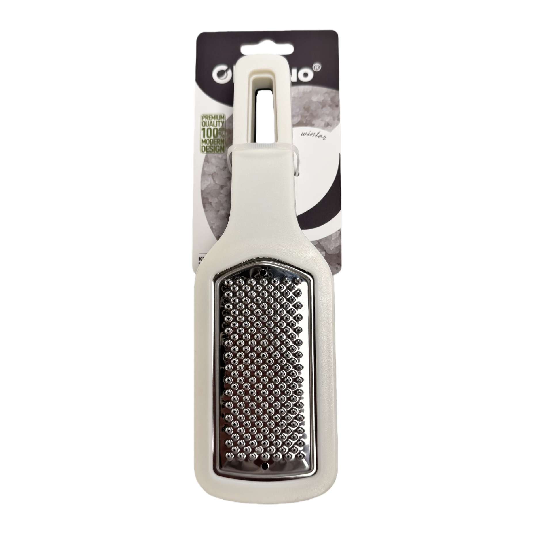 Multi-functional white handle knife sharpener, a kitchen knife sharpening tool, portable for home use, sharp blade trimming Item Picture