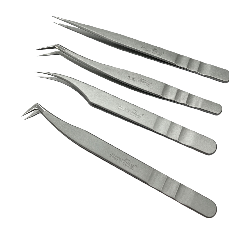 Profesional médico plata pinzas set multifuncional meticuloso ceja clip belleza herramienta combinación Item Picture