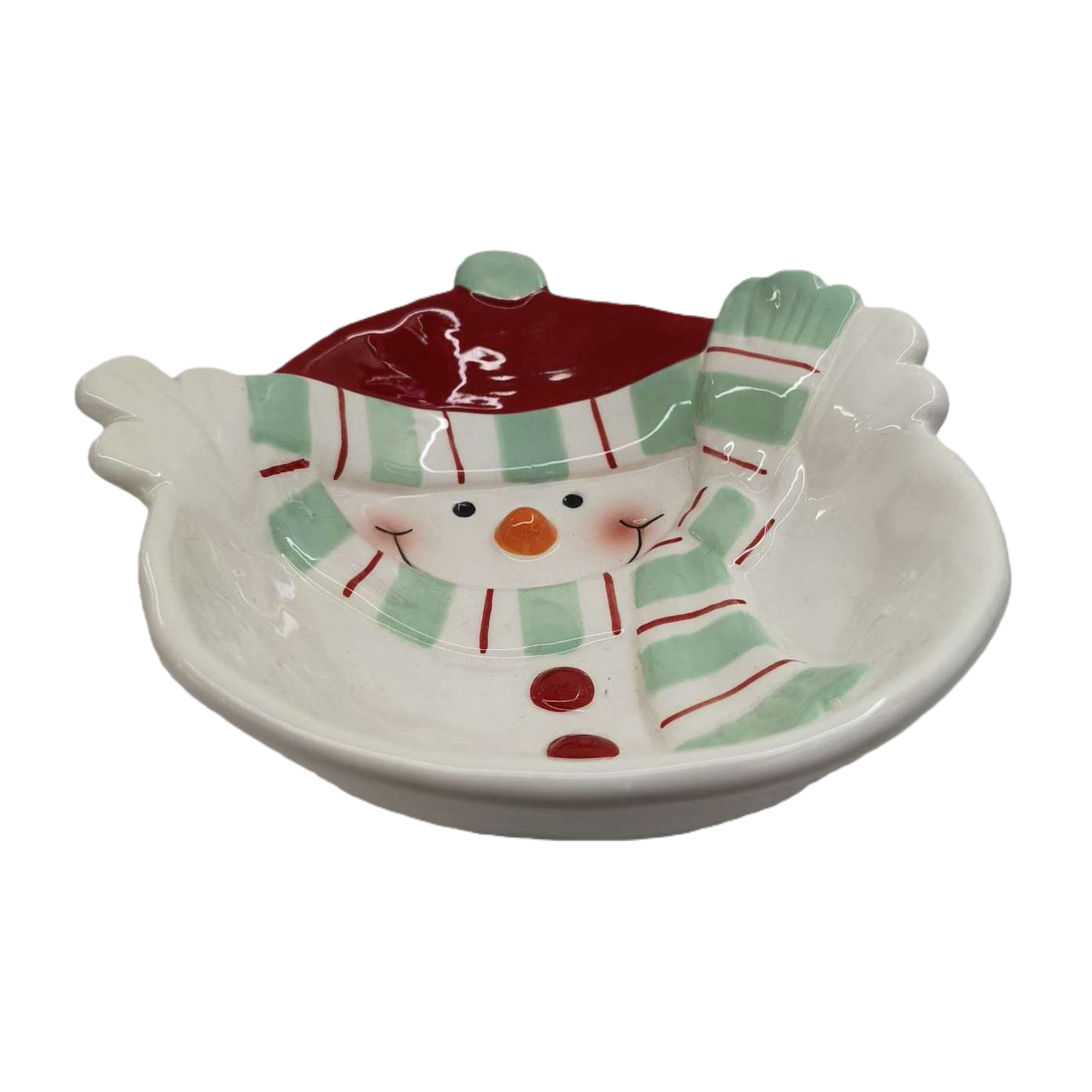 Blanco muñeco de nieve forma cerámica tazón pequeño cute creativo vajilla suministros de cocina hogar desayuno tazón de sopa regalo decoración Item Picture