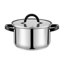 Multi-functional stainless steel pot and kettle for home kitchen stewing, soup pot and hot water kettle, durable and heat-resistant HR187-10