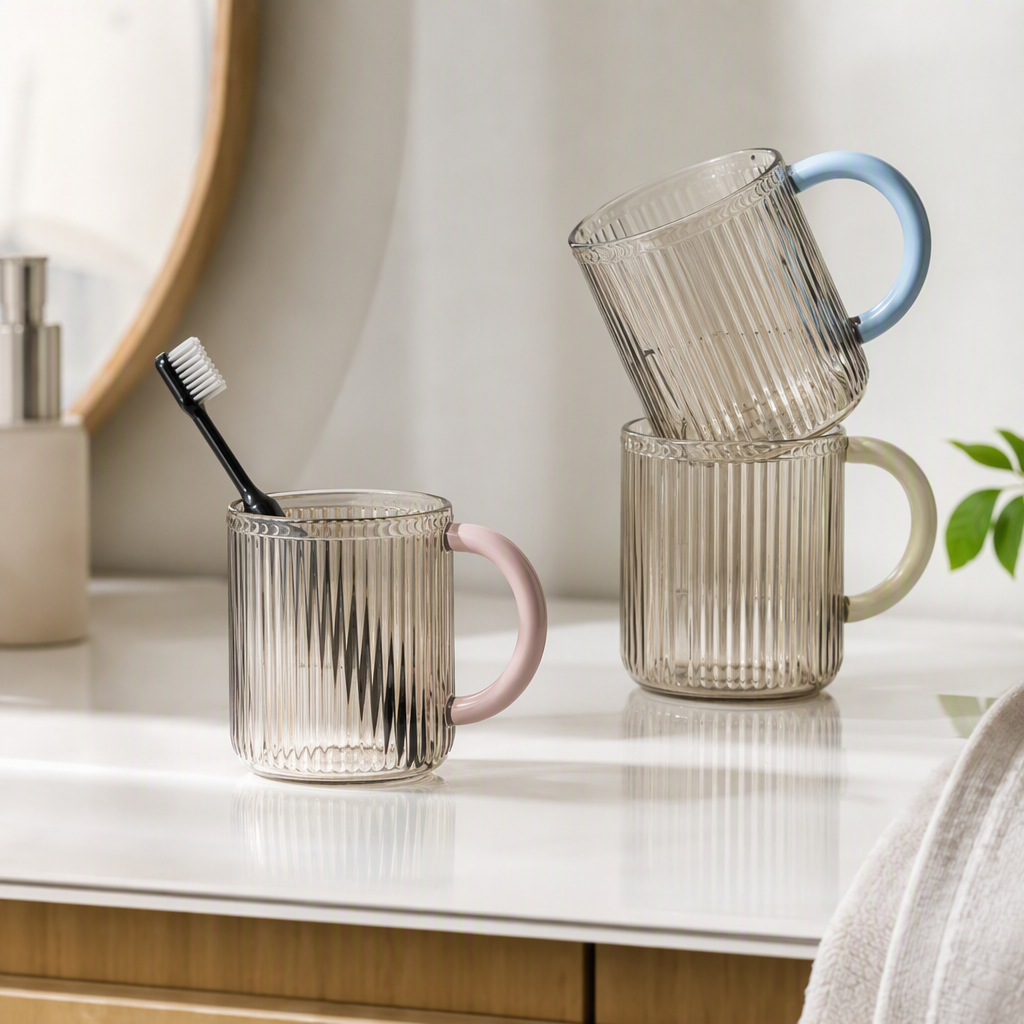 【CL】26Q3#7066 Rainbow Mouthwash Cup details Picture