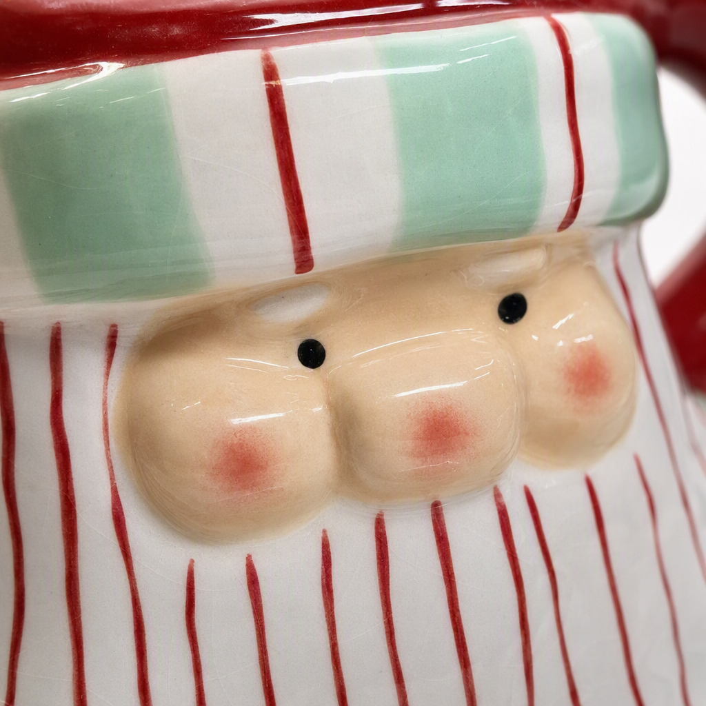 Christmas red elderly ceramic mug, creative and cute festival gift, home daily coffee cup Application Scenario