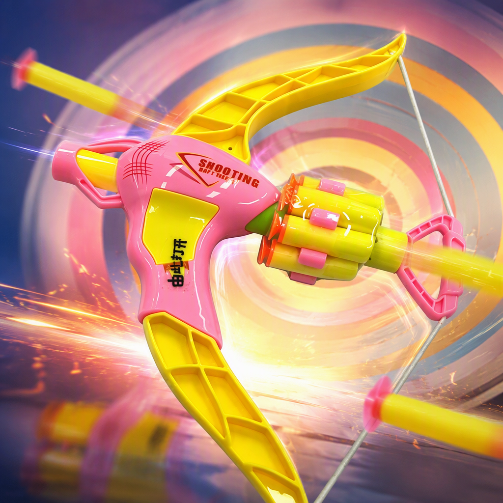Children's soft-elastic bow and arrow toys, outdoor shooting and catapult games, parent-child interaction, boys and girls' leisure and educational toys Specification image