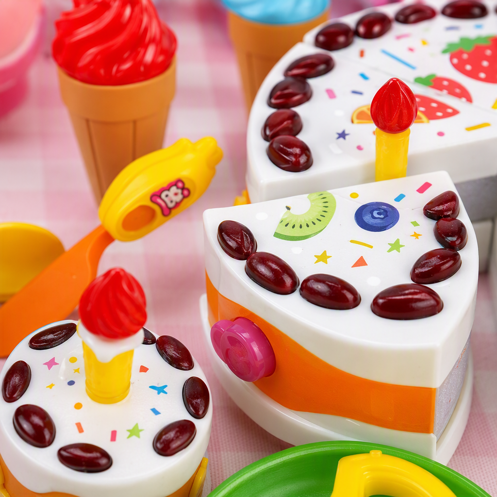 Pastel colorido juego de juguetes niños cocina simulación hornear divertido puzzle juguete regalo de cumpleaños Application Scenario