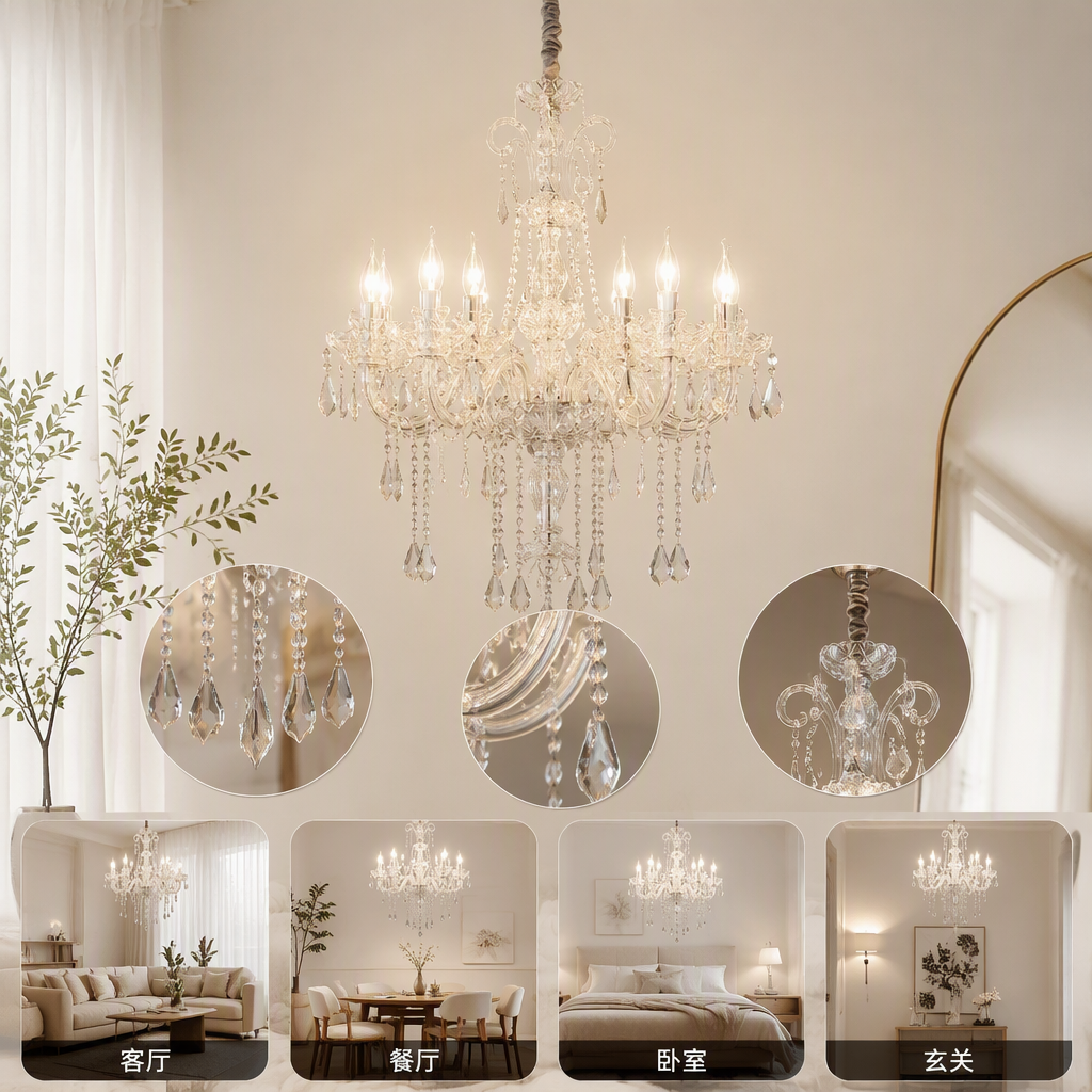 Modern and simple household pendant lamps for living rooms, dining rooms and bedrooms are warm, fashionable and have a strong sense of design Application Scenario
