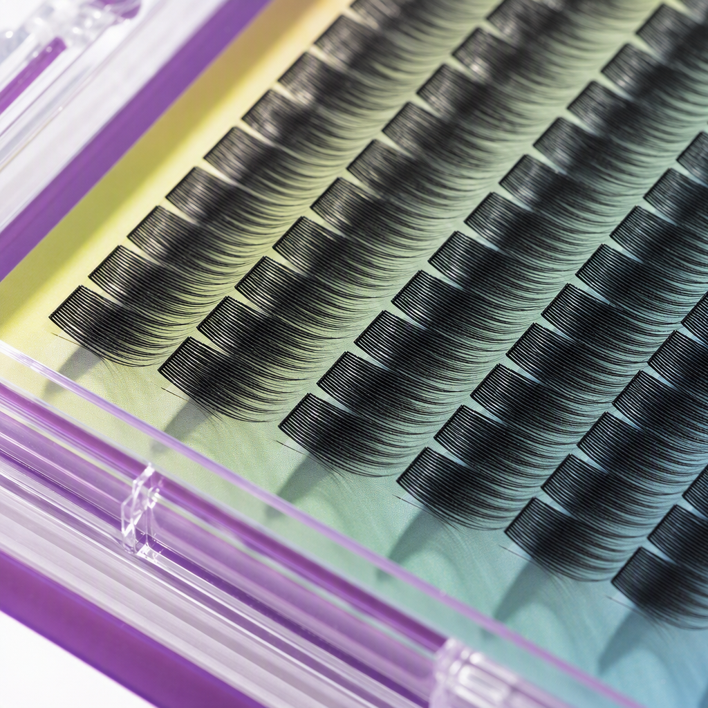 Navina pink packaging eyelash extension products in multiple specifications for natural, thick and long-lasting eyelash beauty Application Scenario