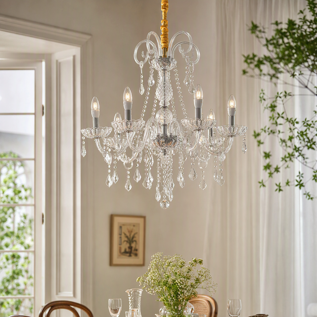 Modern and simple household chandeliers, creative lighting fixtures for living rooms, dining rooms and bedrooms, fashionable and warm decoration Specification image