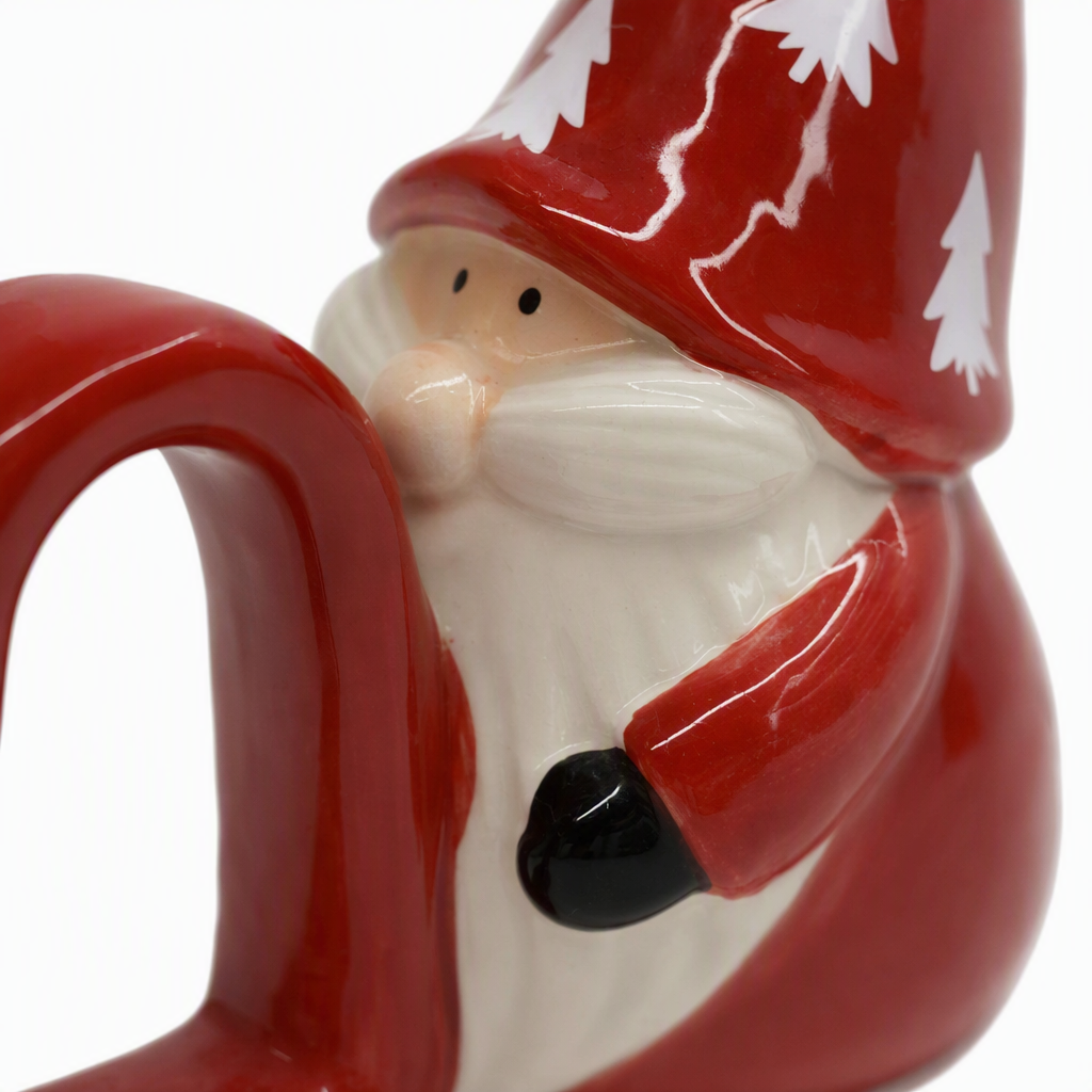 Santa pendular rojo con mango en forma de corazón decoración de vacaciones cálido navidad atmósfera artículos Application Scenario