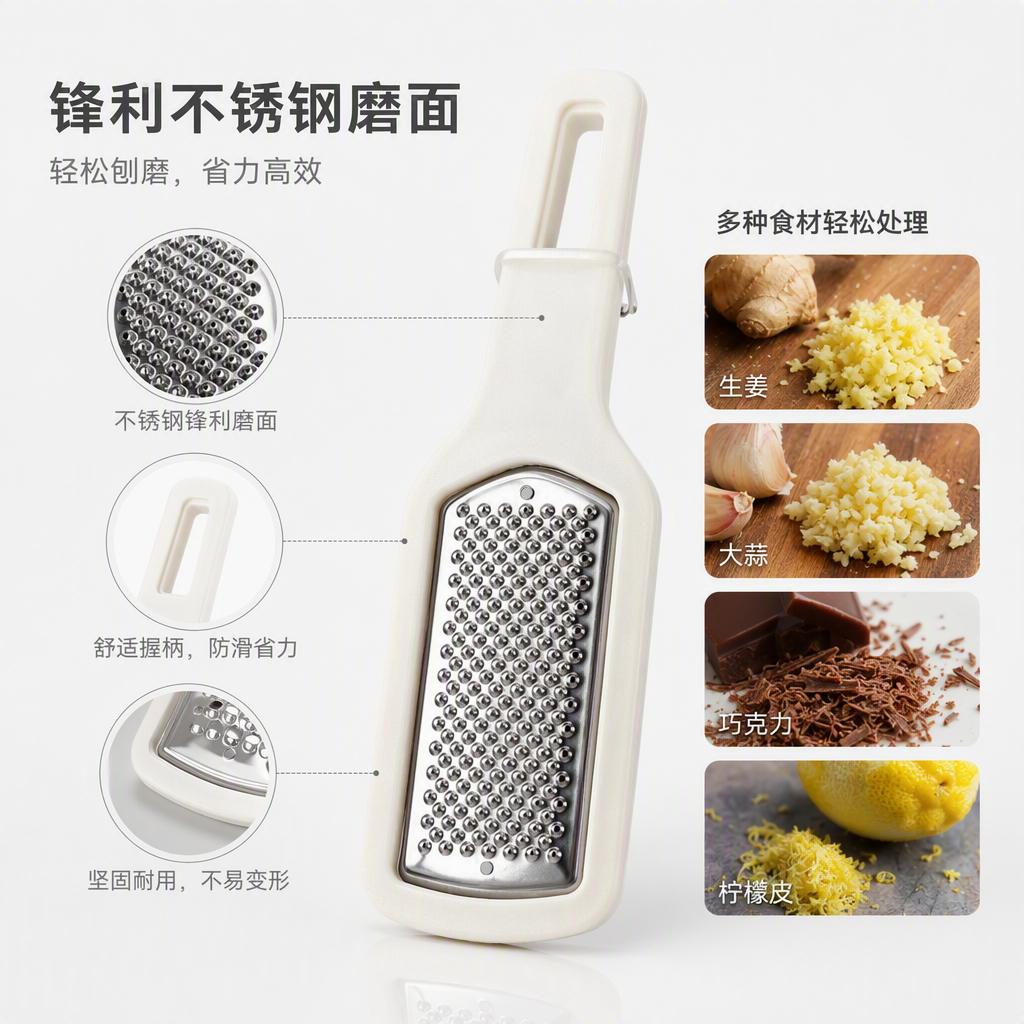 Multi-functional white handle knife sharpener, a kitchen knife sharpening tool, portable for home use, sharp blade trimming