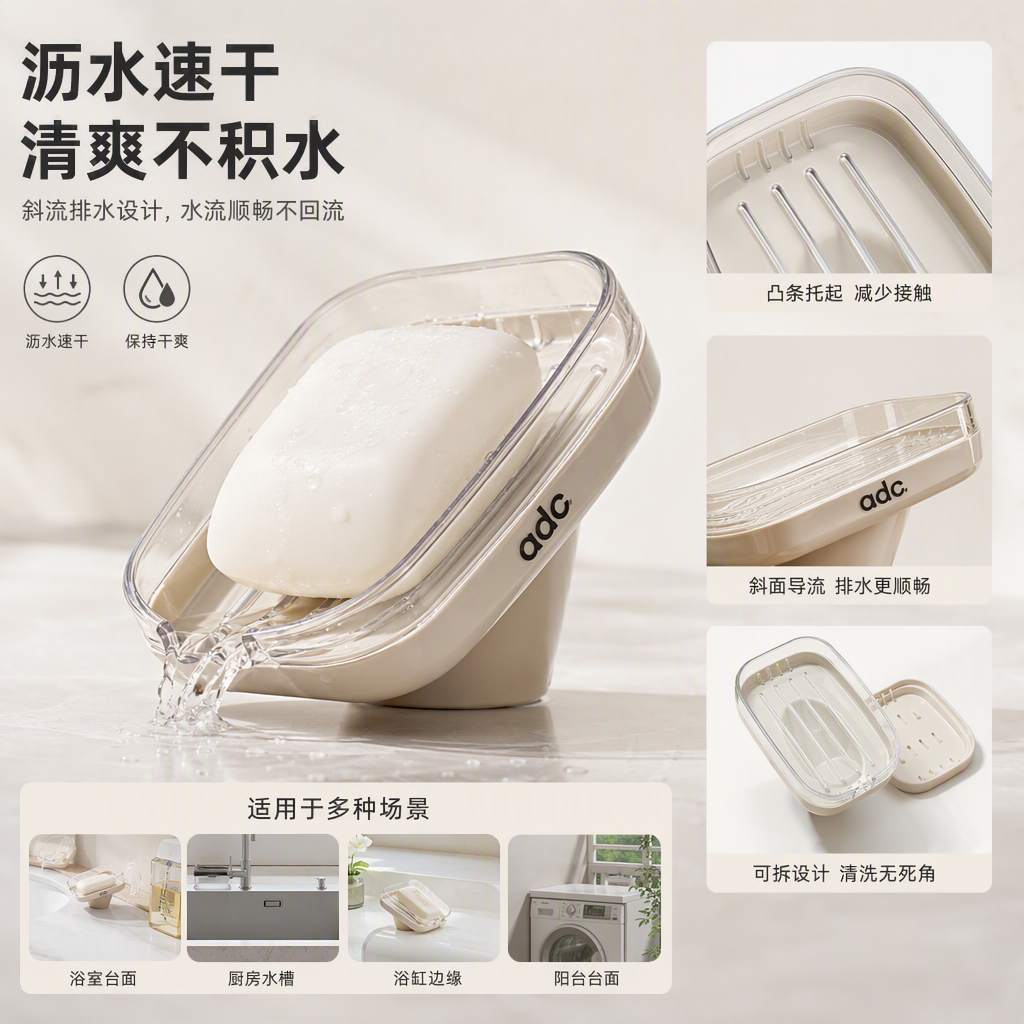 【CL】26Q3#6224 slanted soap box