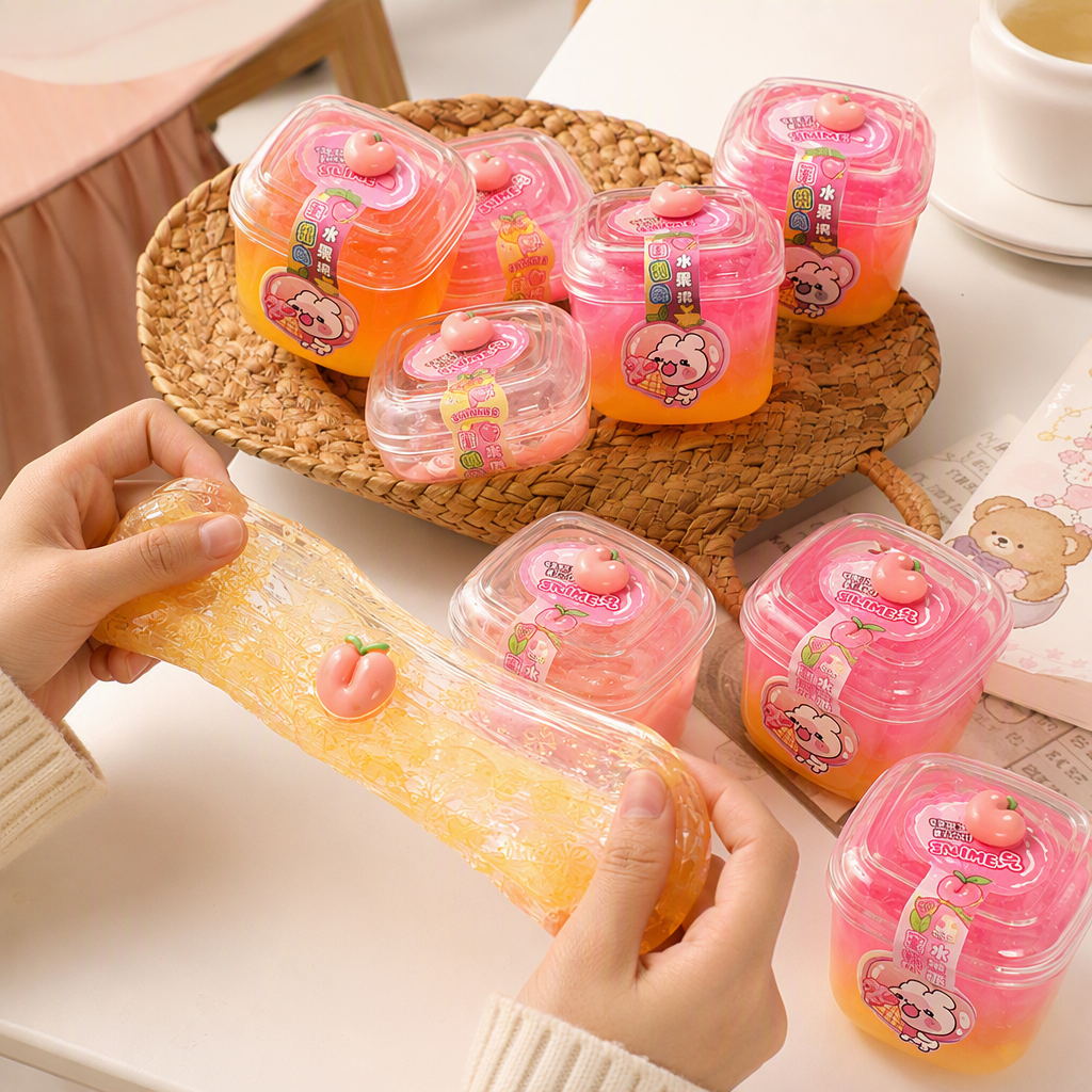 Peach rabbit fruit puree details Picture