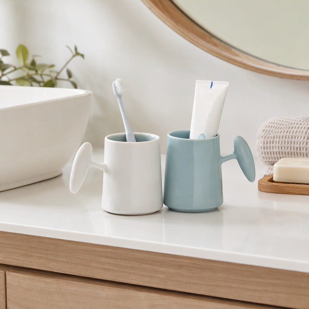 【CL】26Q3#7328 Hand-held mouthwash cup details Picture