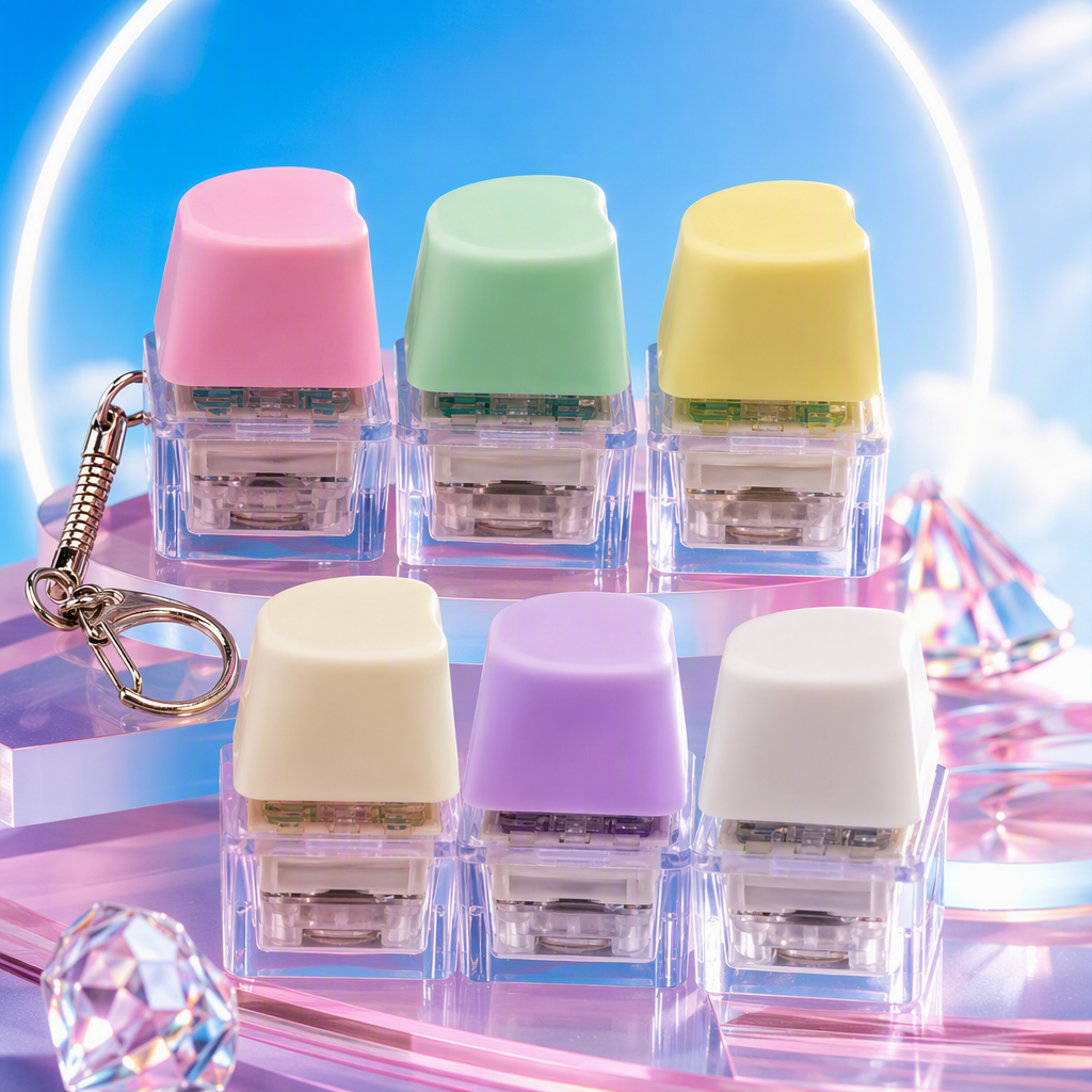 Colorful and personalized key pendants, creative key chains, colorful decorations, and fashionable keychains as gifts Specification image