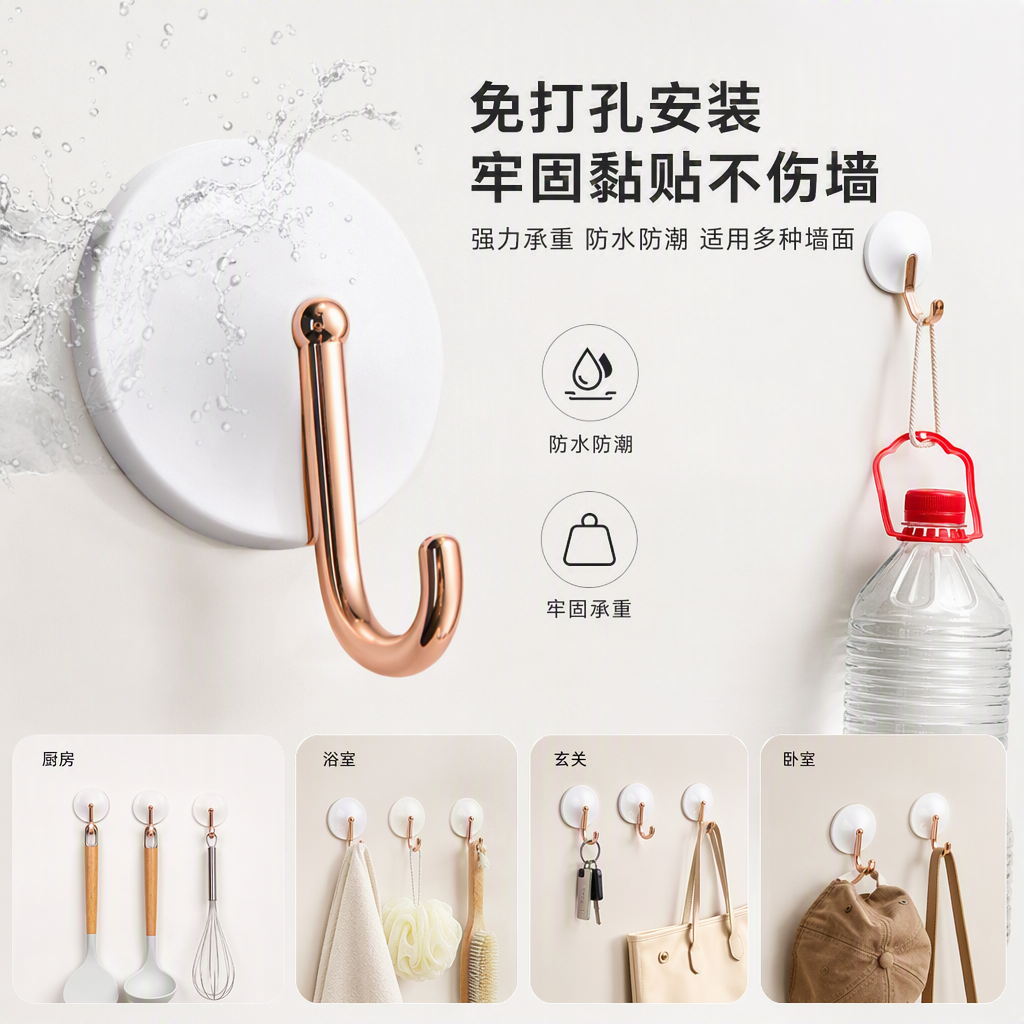 【CL】26Q3#2333 Light Luxury and simple hook