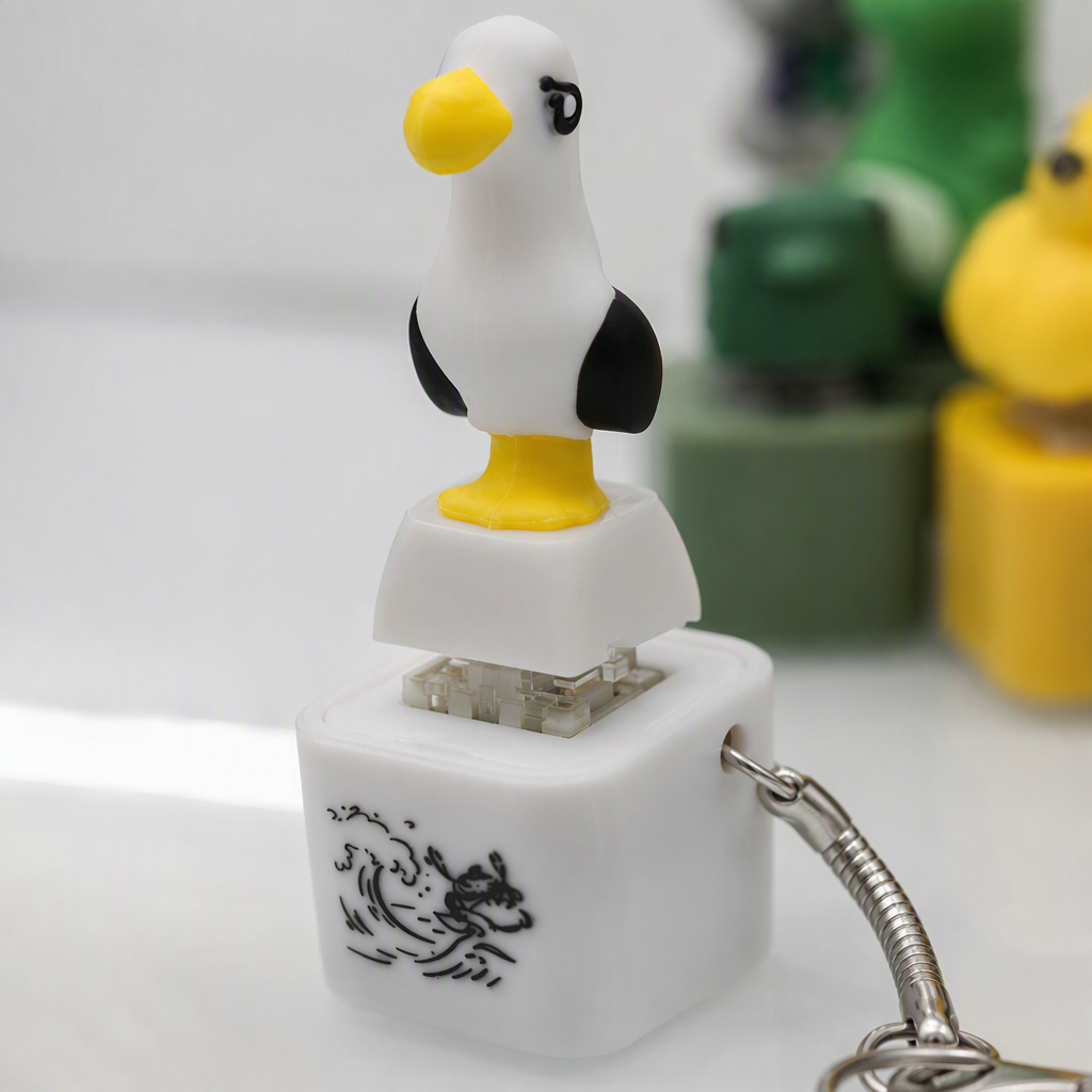 Colorful animal-shaped keycap set, creative and personalized keyboard accessories, fun decoration, office and game gifts Application Scenario